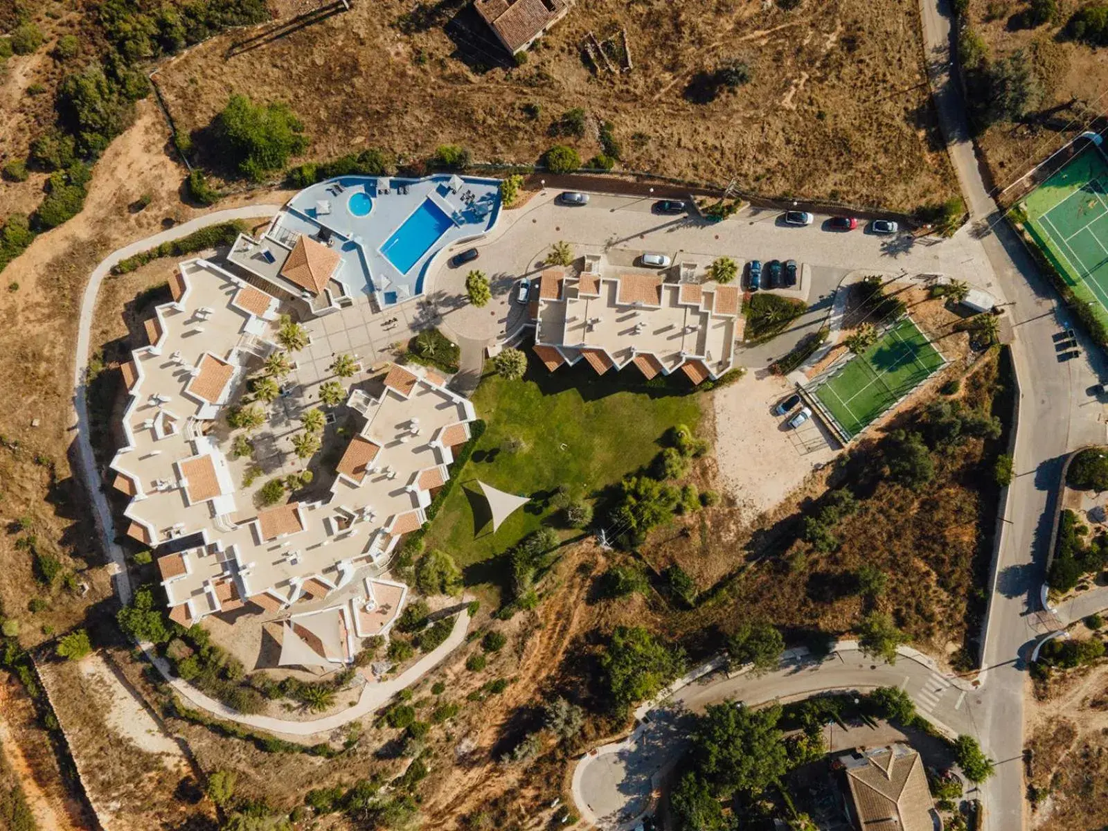 Bird's eye view in Placid Village Bird's eye view in Placid Village