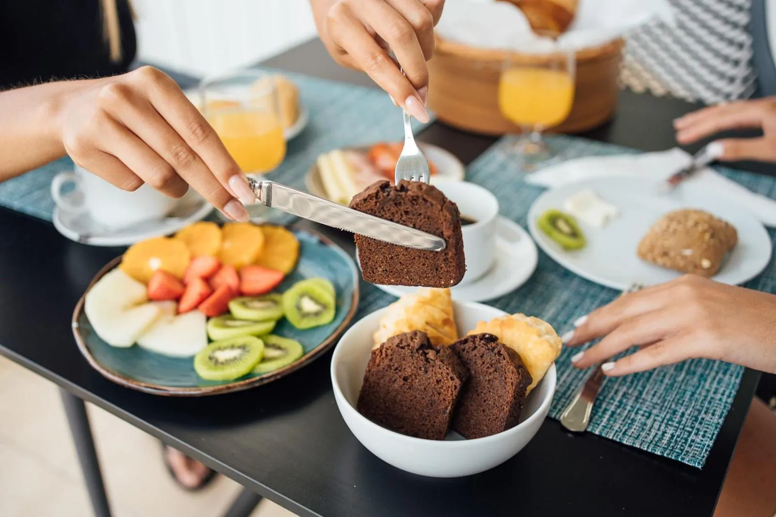 Breakfast in Placid Village