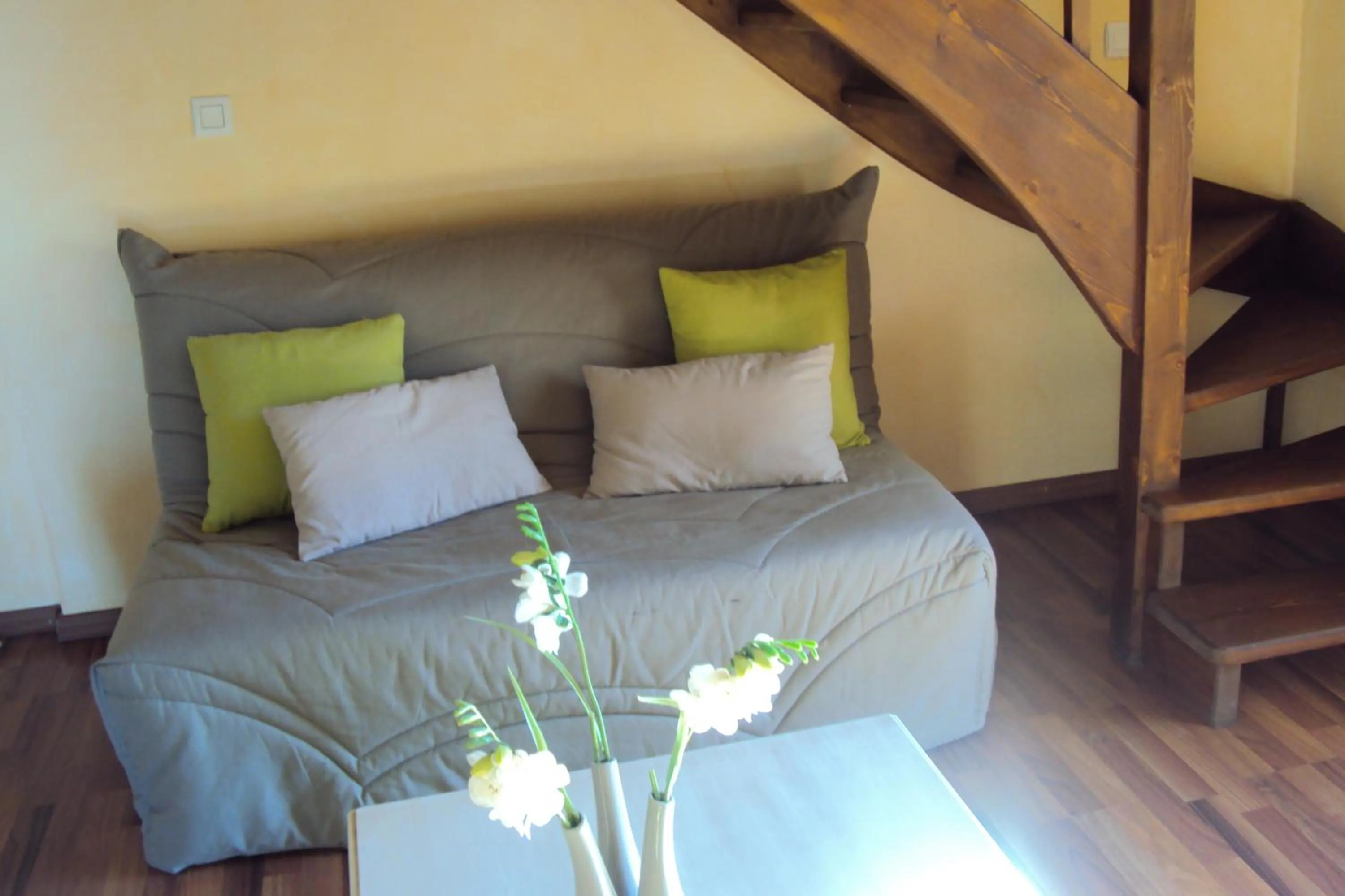 Bedroom, Bed in Logis Hôtel Les 3B