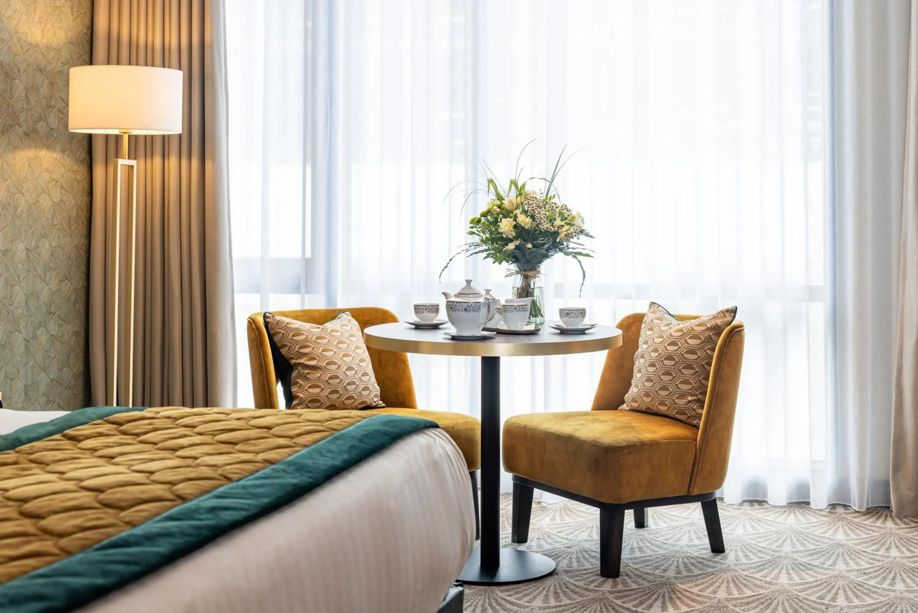 Bedroom, Bed in The Savoy Hotel