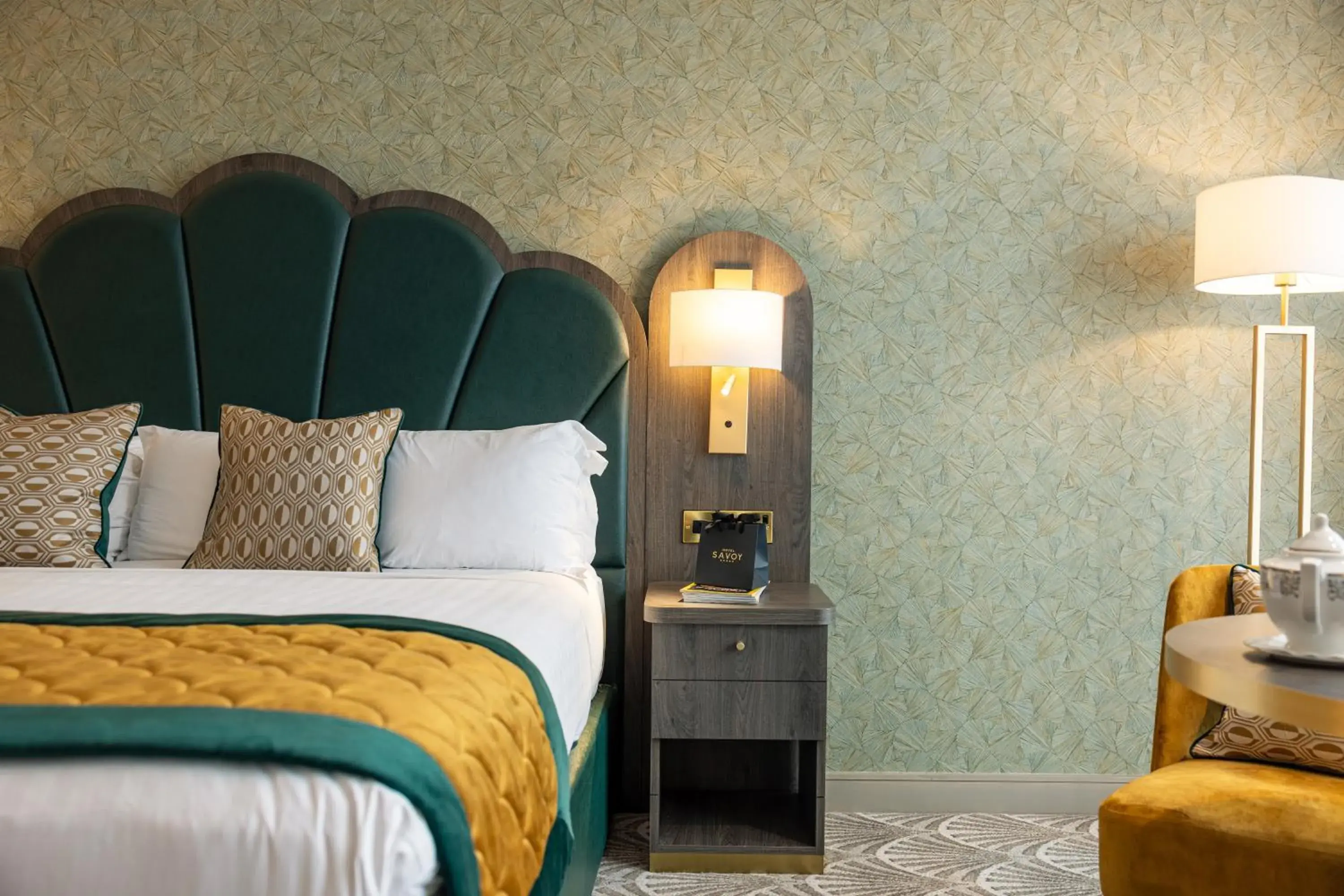 Bed in The Savoy Hotel Bed in The Savoy Hotel