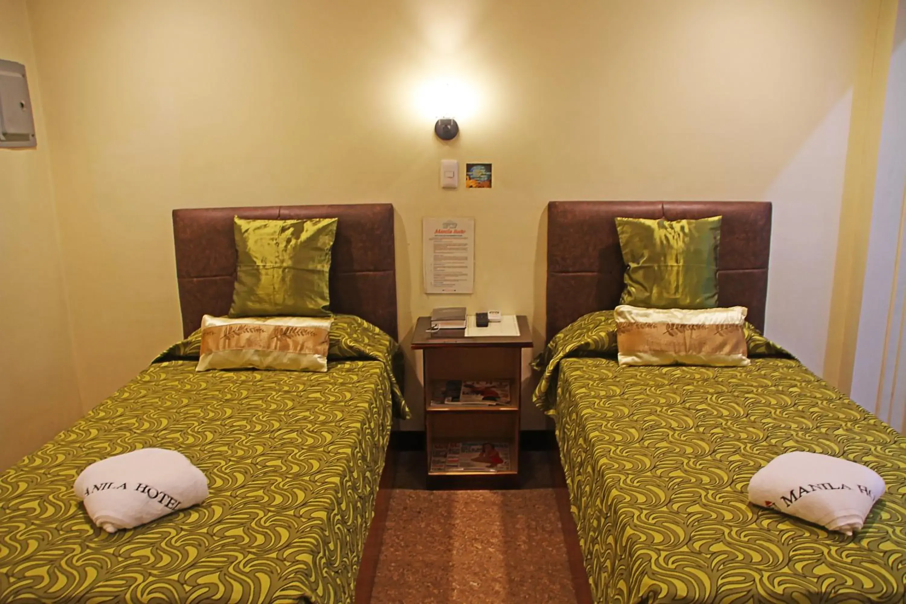 Bed in Fj Manila Hotel Bed in Fj Manila Hotel