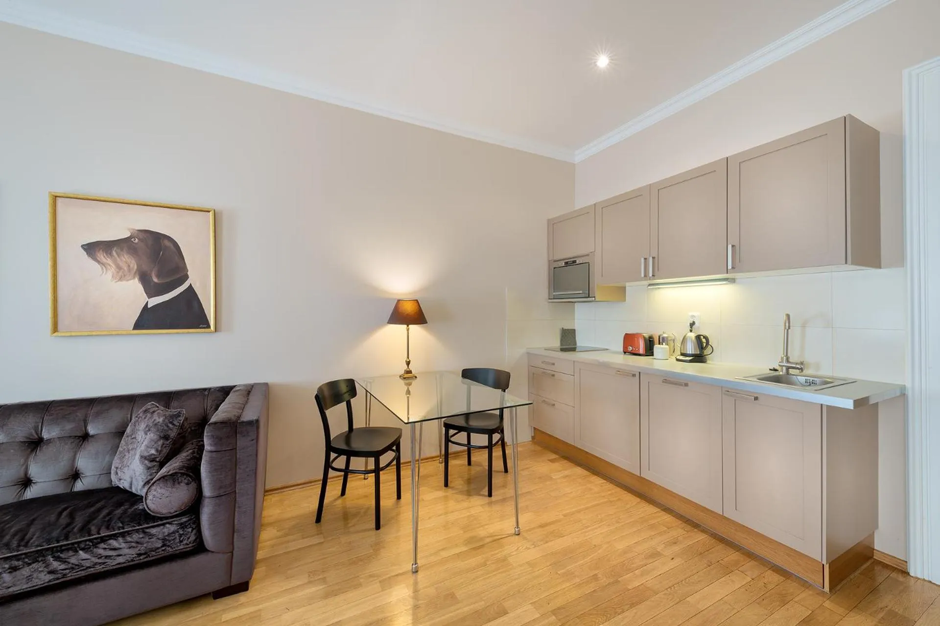 Kitchen or kitchenette in Hunger Wall Residence