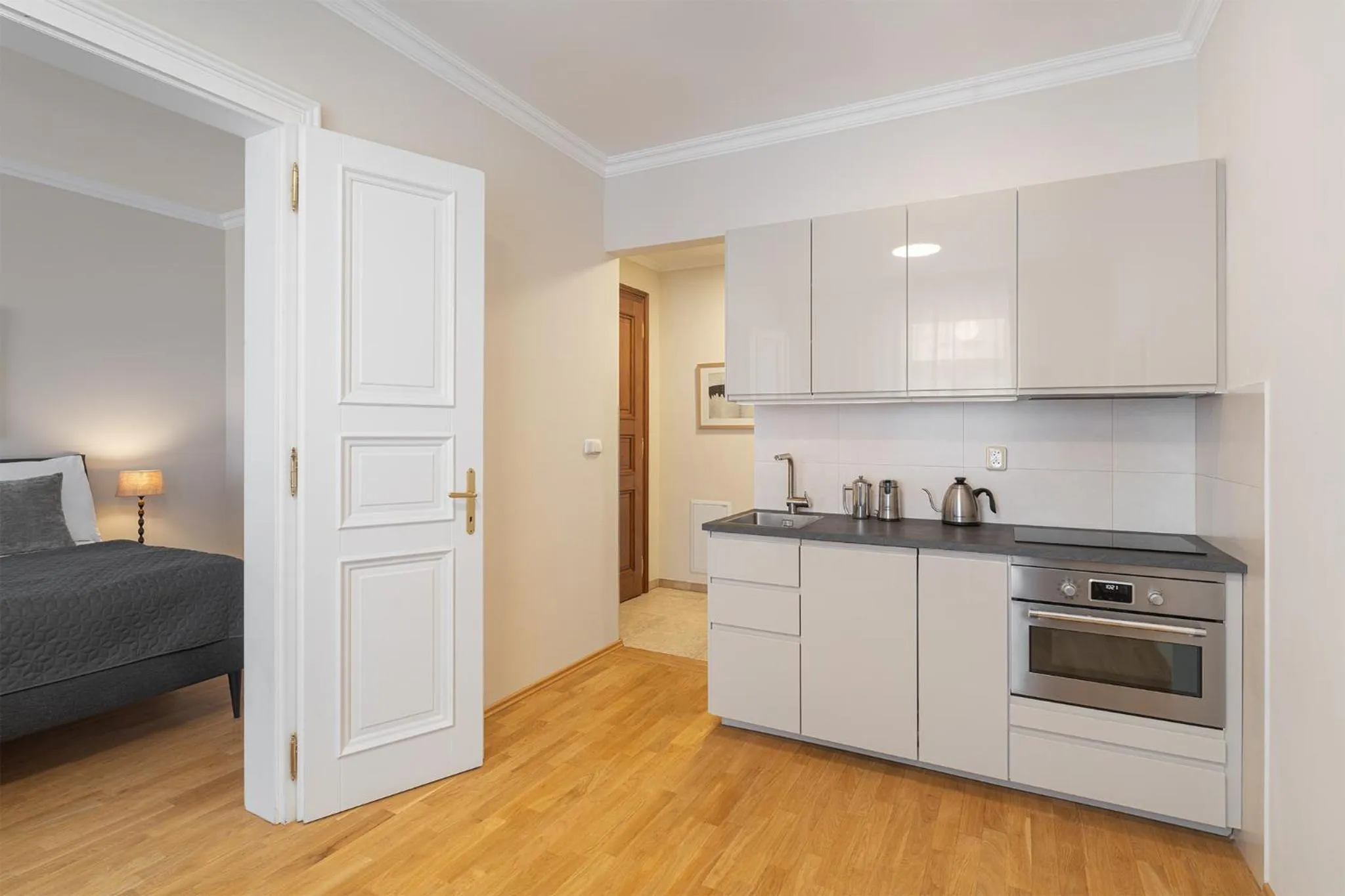 Kitchen or kitchenette in Hunger Wall Residence