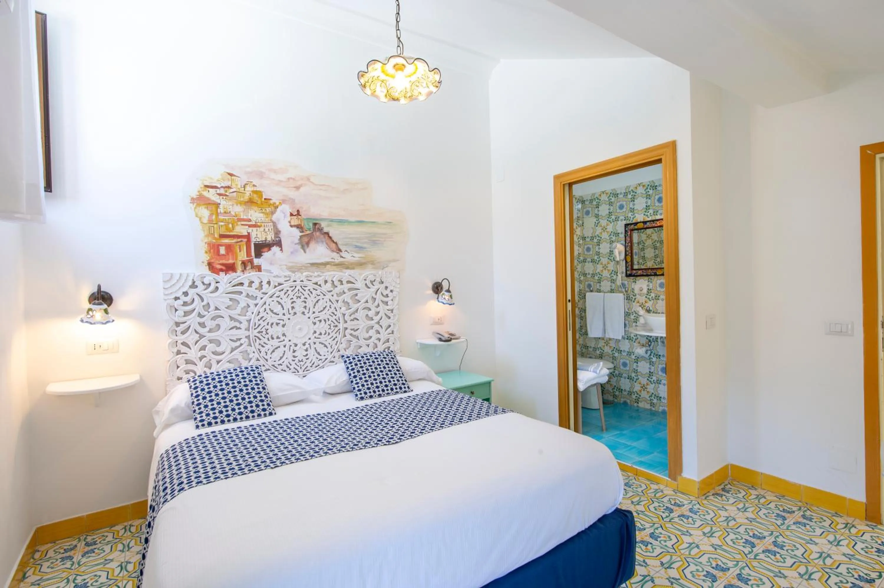 Bed in Hotel Costa Diva