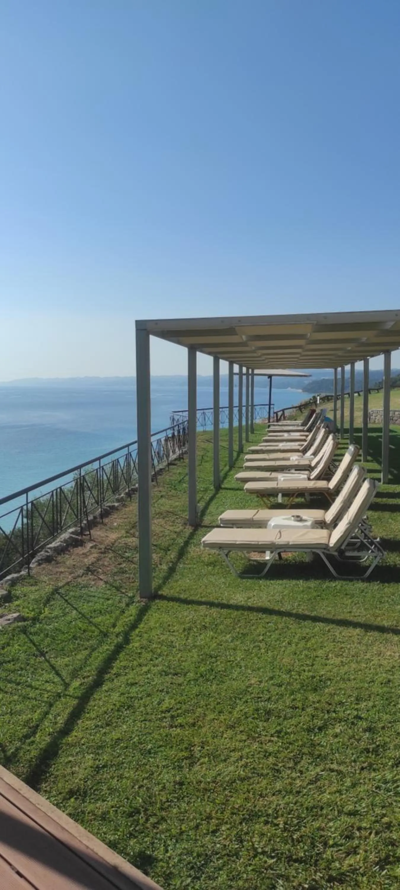 Swimming pool in Aegean Blue Studios