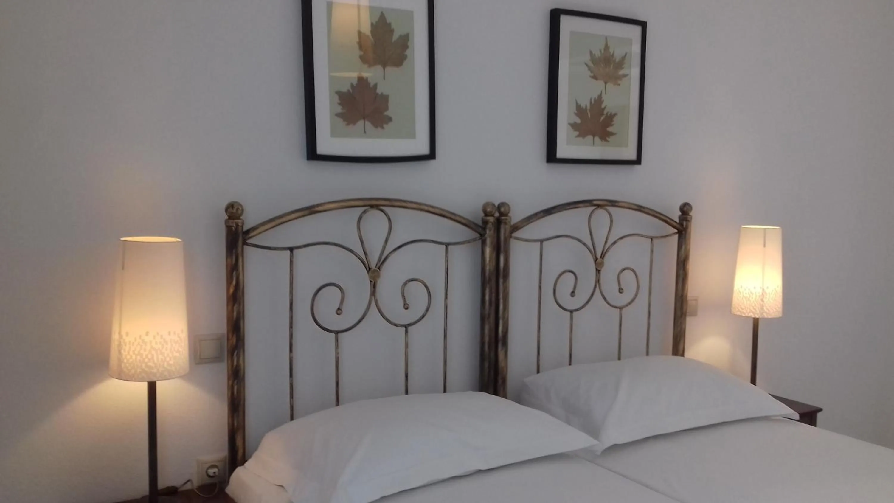 Bed in Aegean Blue Studios