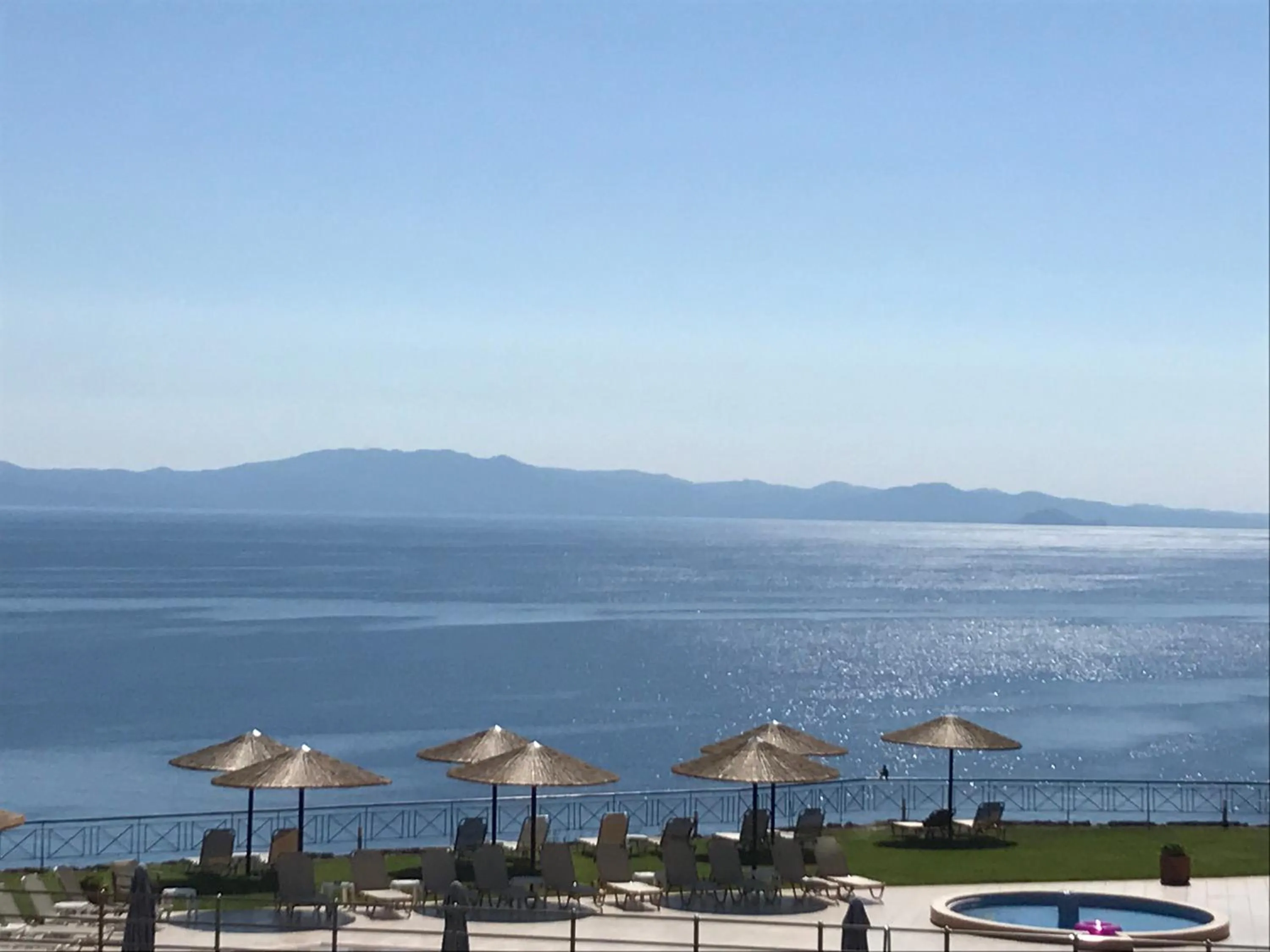 Sea view in Aegean Blue Studios