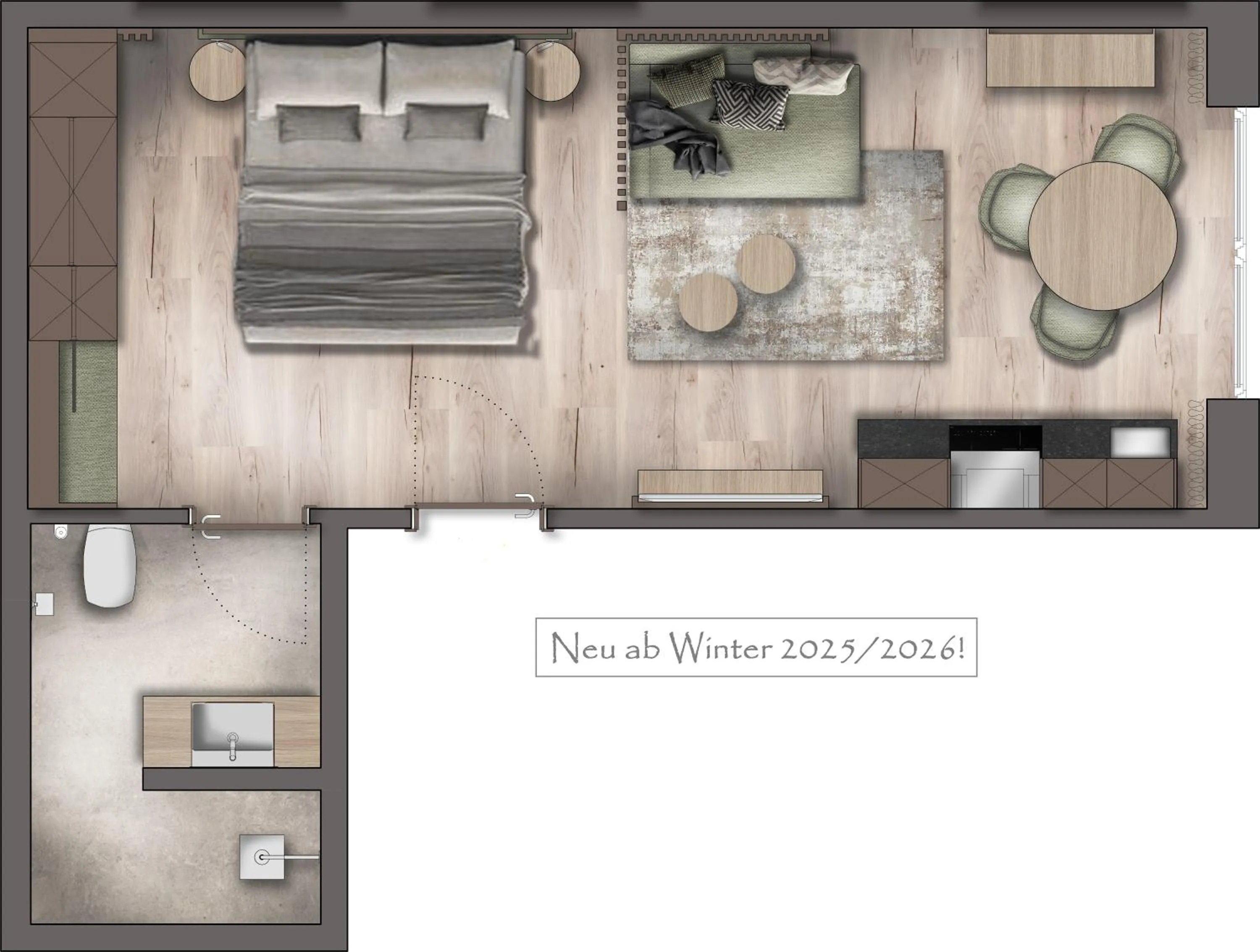 Floor plan in Apart La Vita