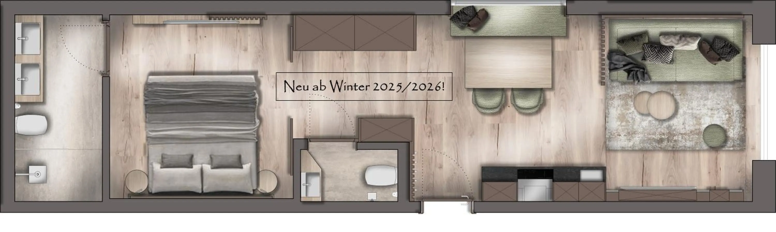Floor plan in Apart La Vita