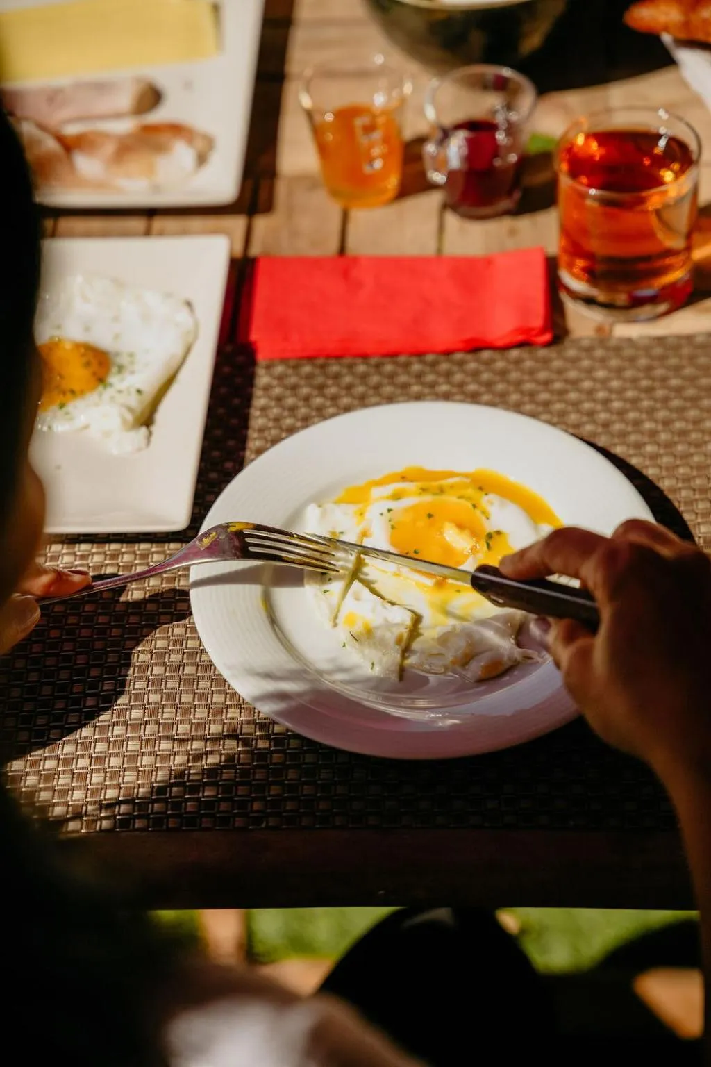 Breakfast in Hôtel Les Cimes