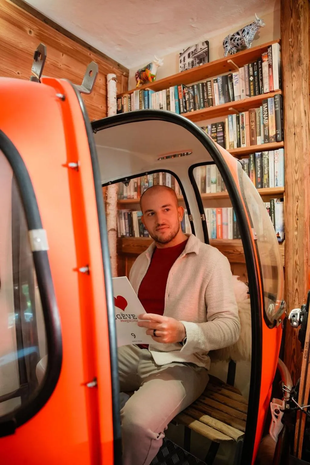 Decorative detail in Hôtel Les Cimes