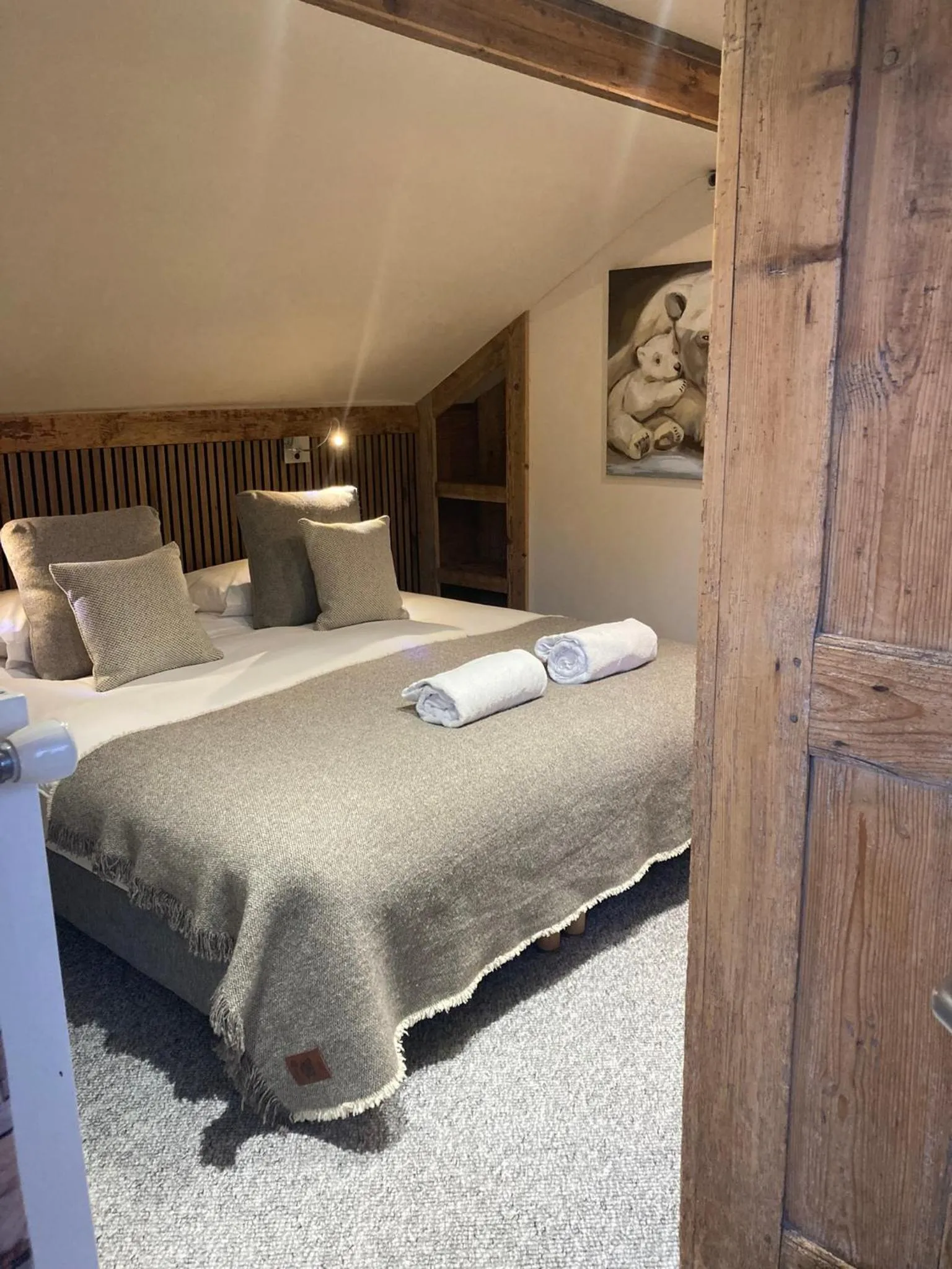 Bedroom, Bed in Hôtel Les Cimes