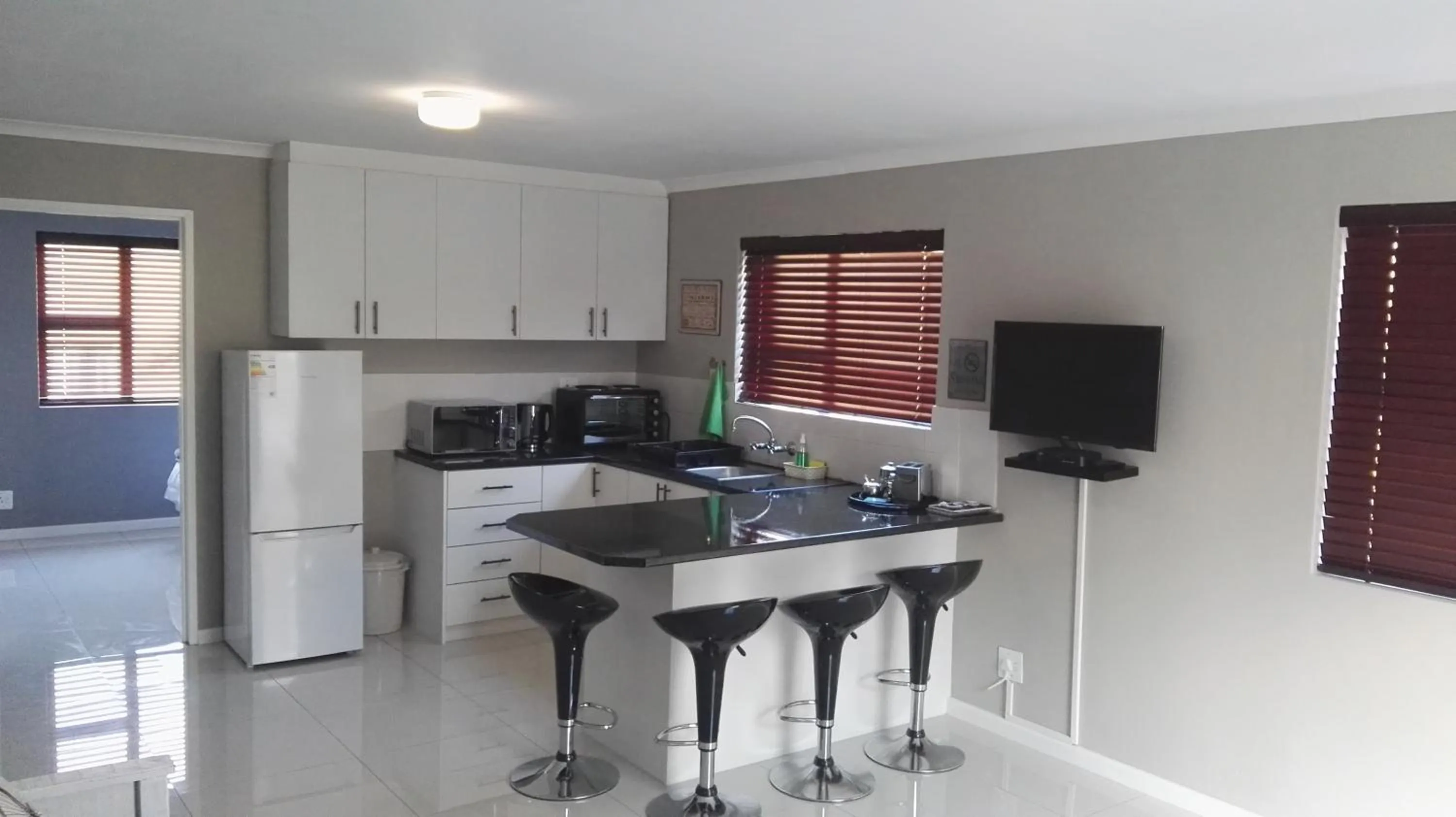 Kitchen or kitchenette in Bergsig Selfcatering