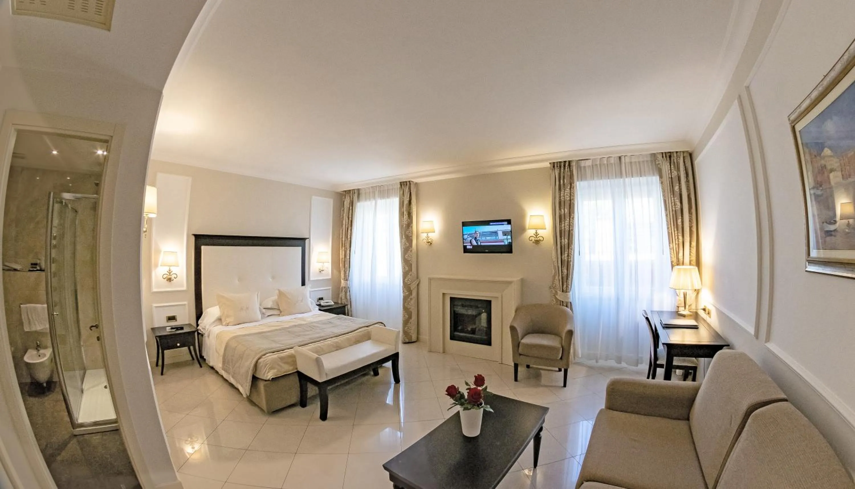 Bed in Hotel Miramare & Spa