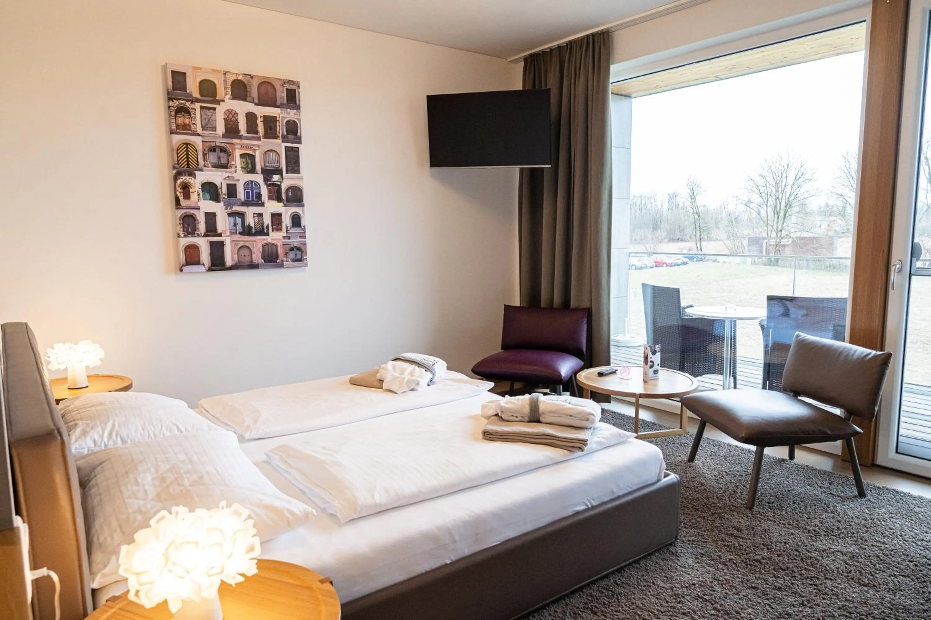 Bed in Hotel Birkenhof