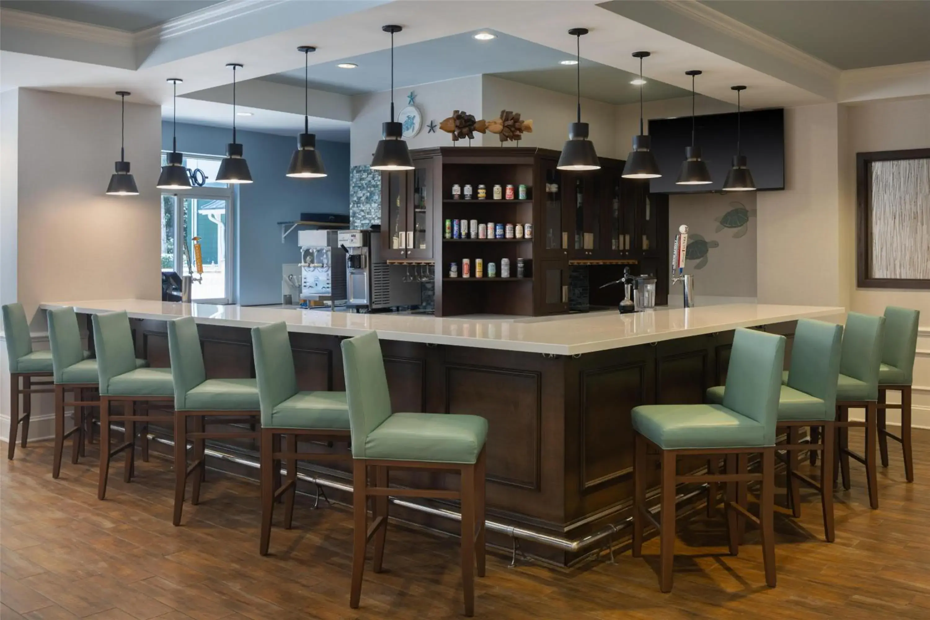 Lounge or bar in Hampton Inn & Suites Jekyll Island Lounge or bar in Hampton Inn & Suites Jekyll Island