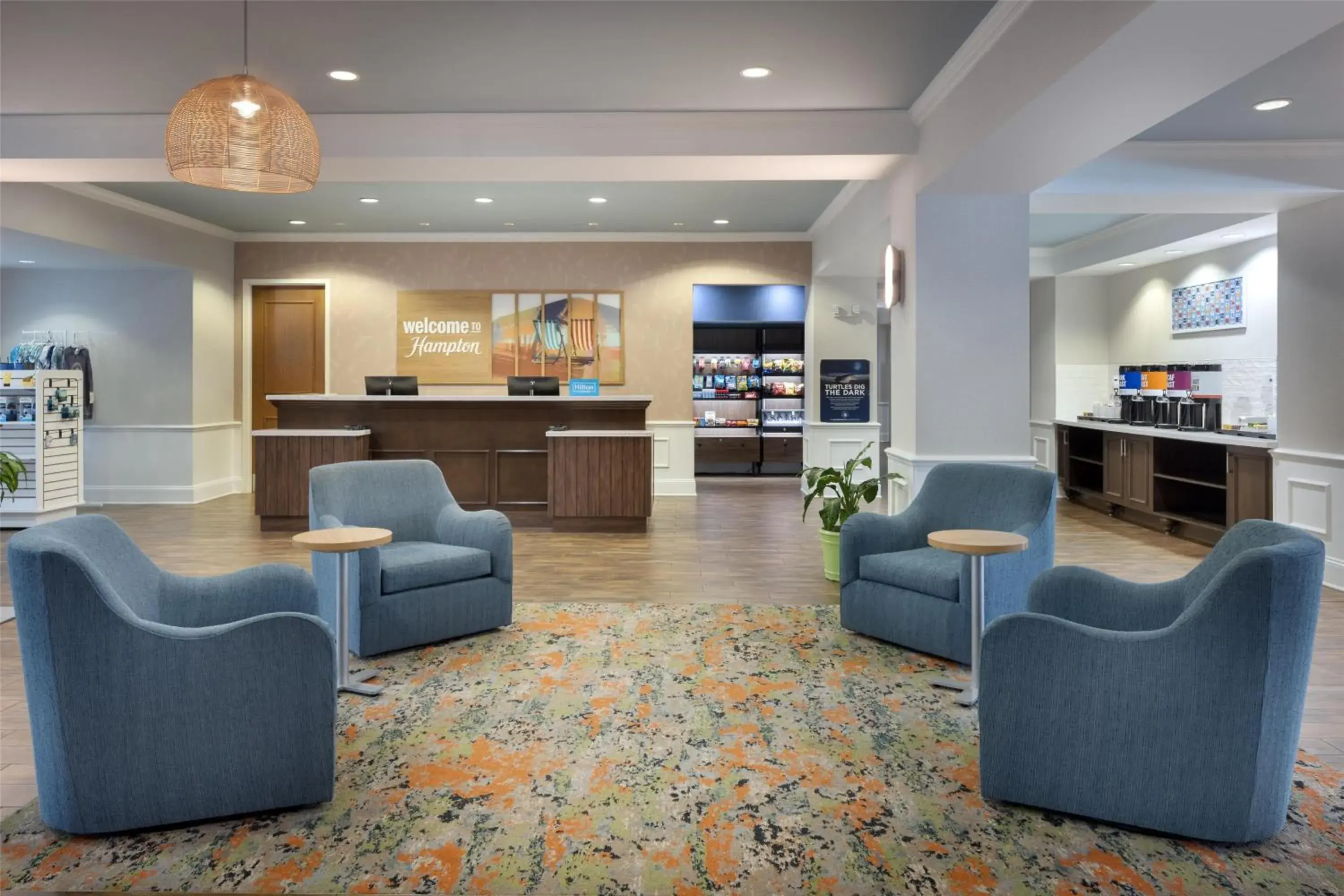 Lobby or reception in Hampton Inn & Suites Jekyll Island Lobby or reception in Hampton Inn & Suites Jekyll Island
