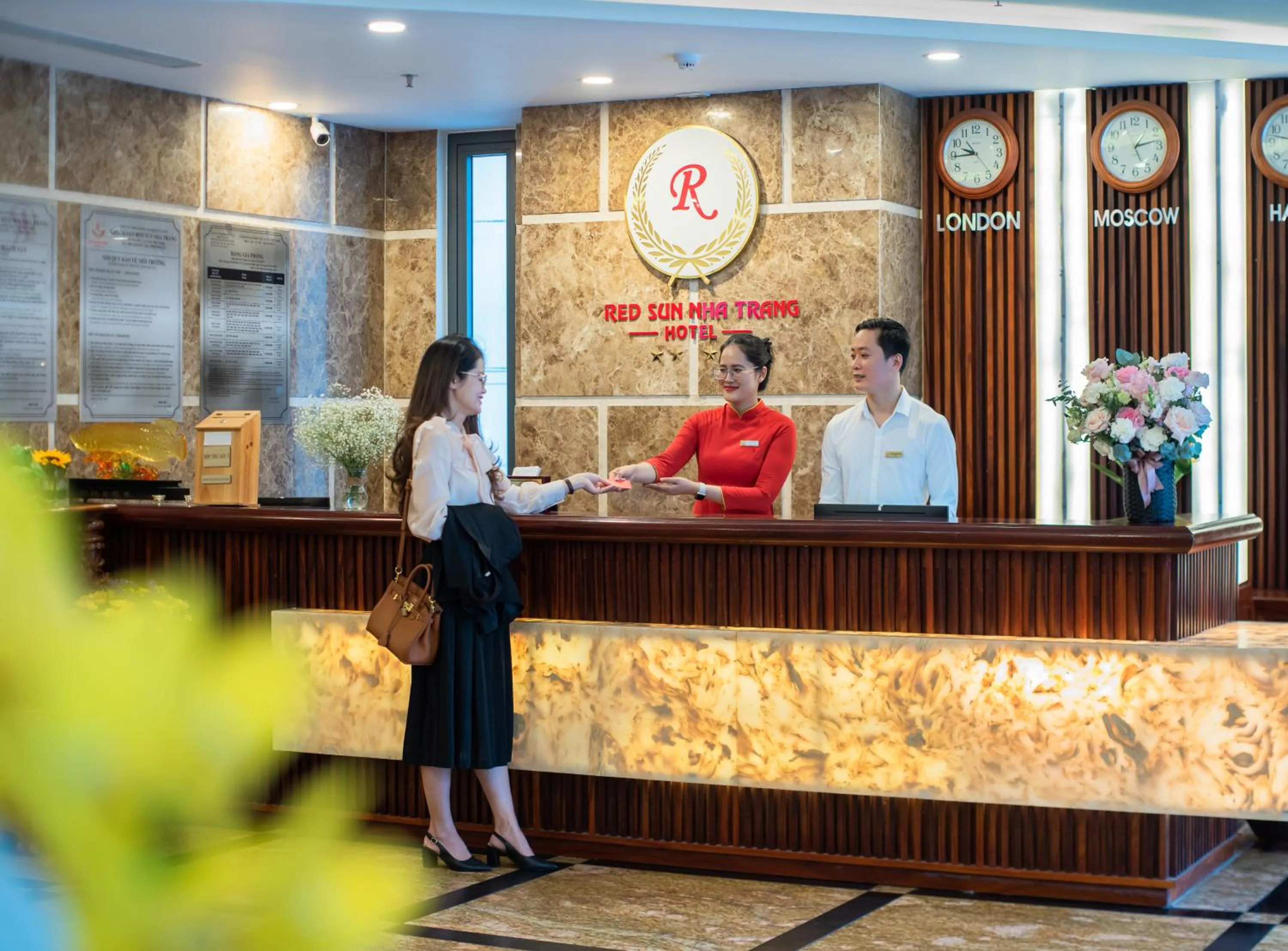 Lobby or reception in Red Sun Nha Trang Hotel