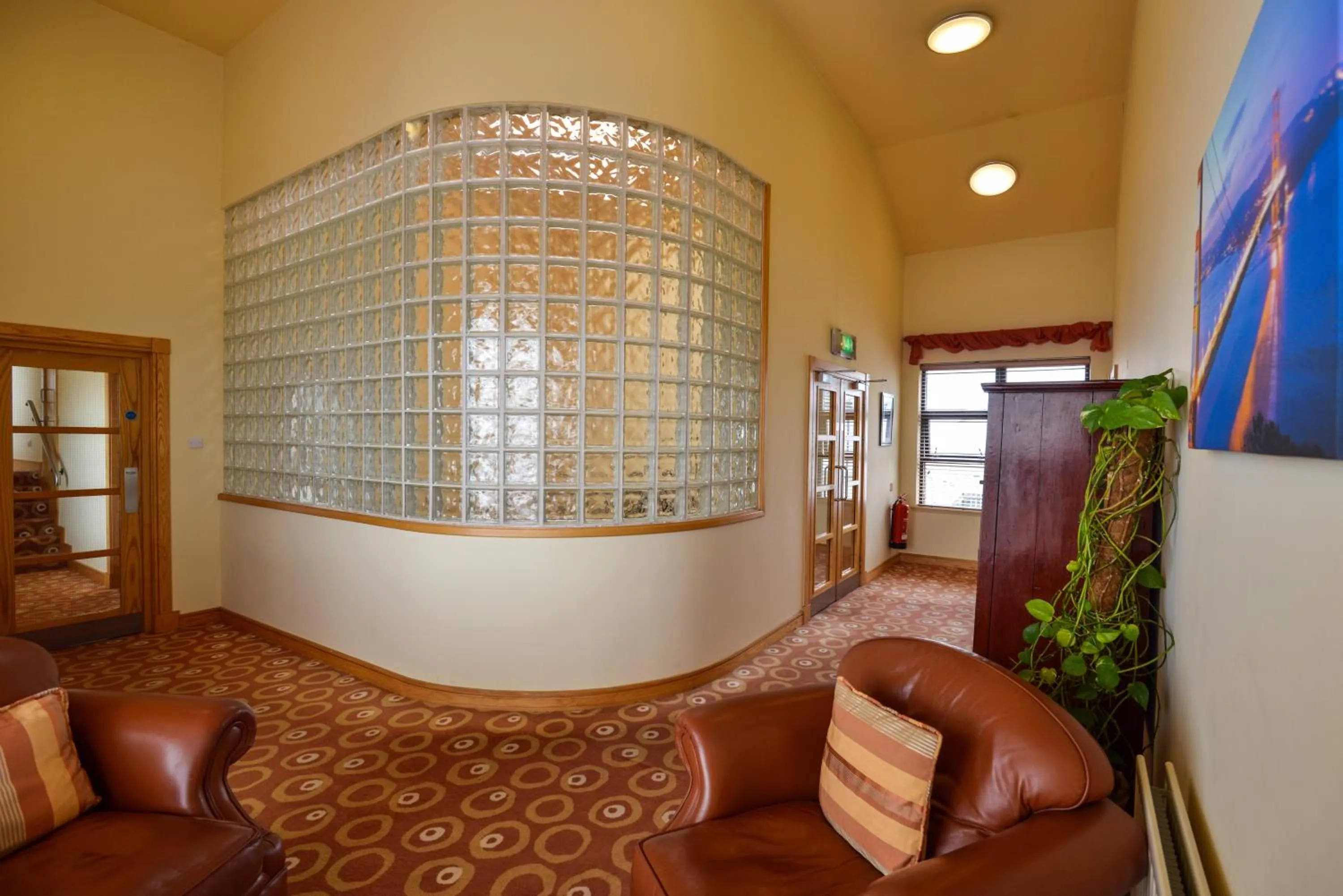 Decorative detail in Cromore Halt