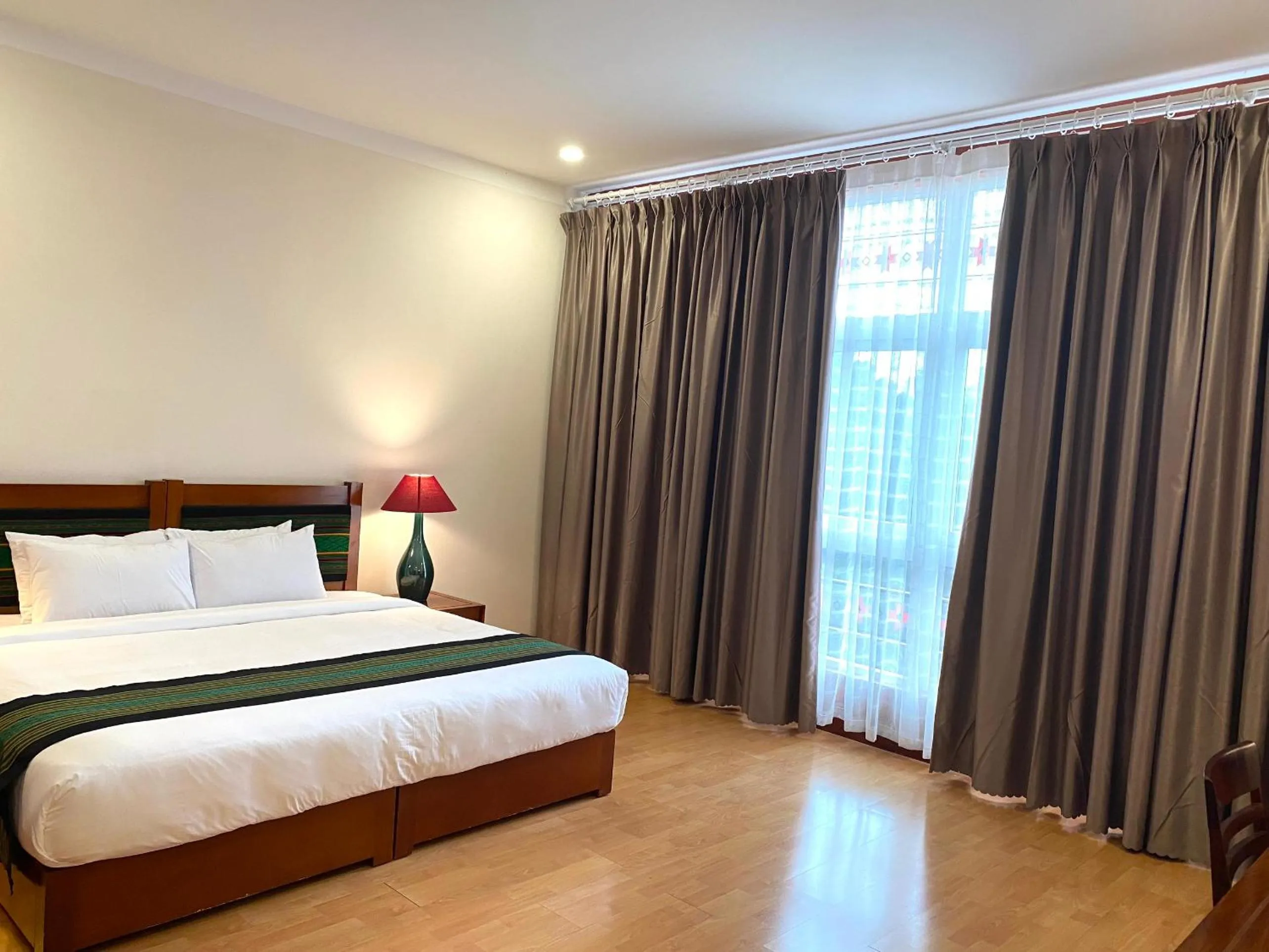 Bed in Dam San Hotel