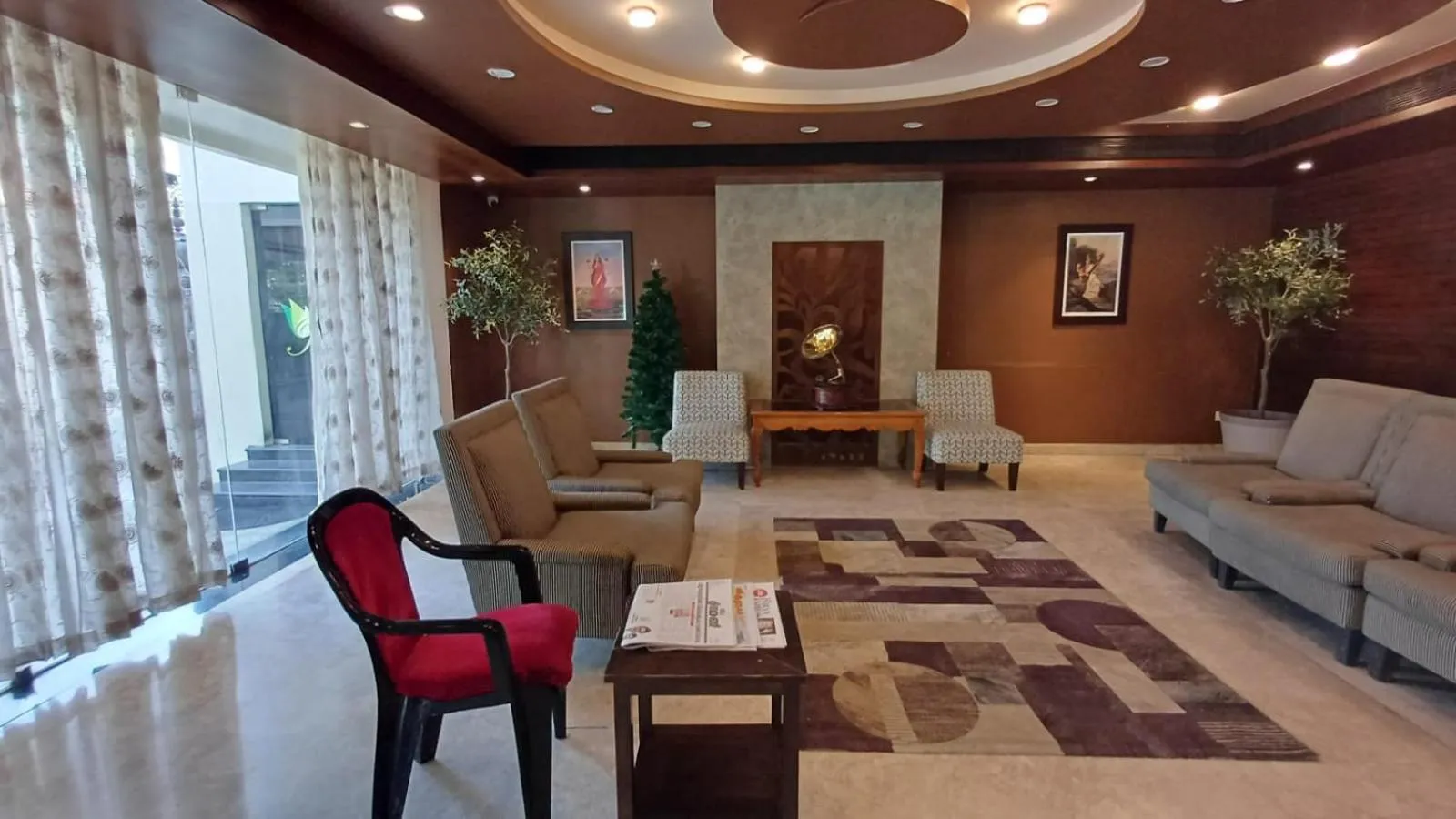 Seating area in Hotel Sriram JB Residency