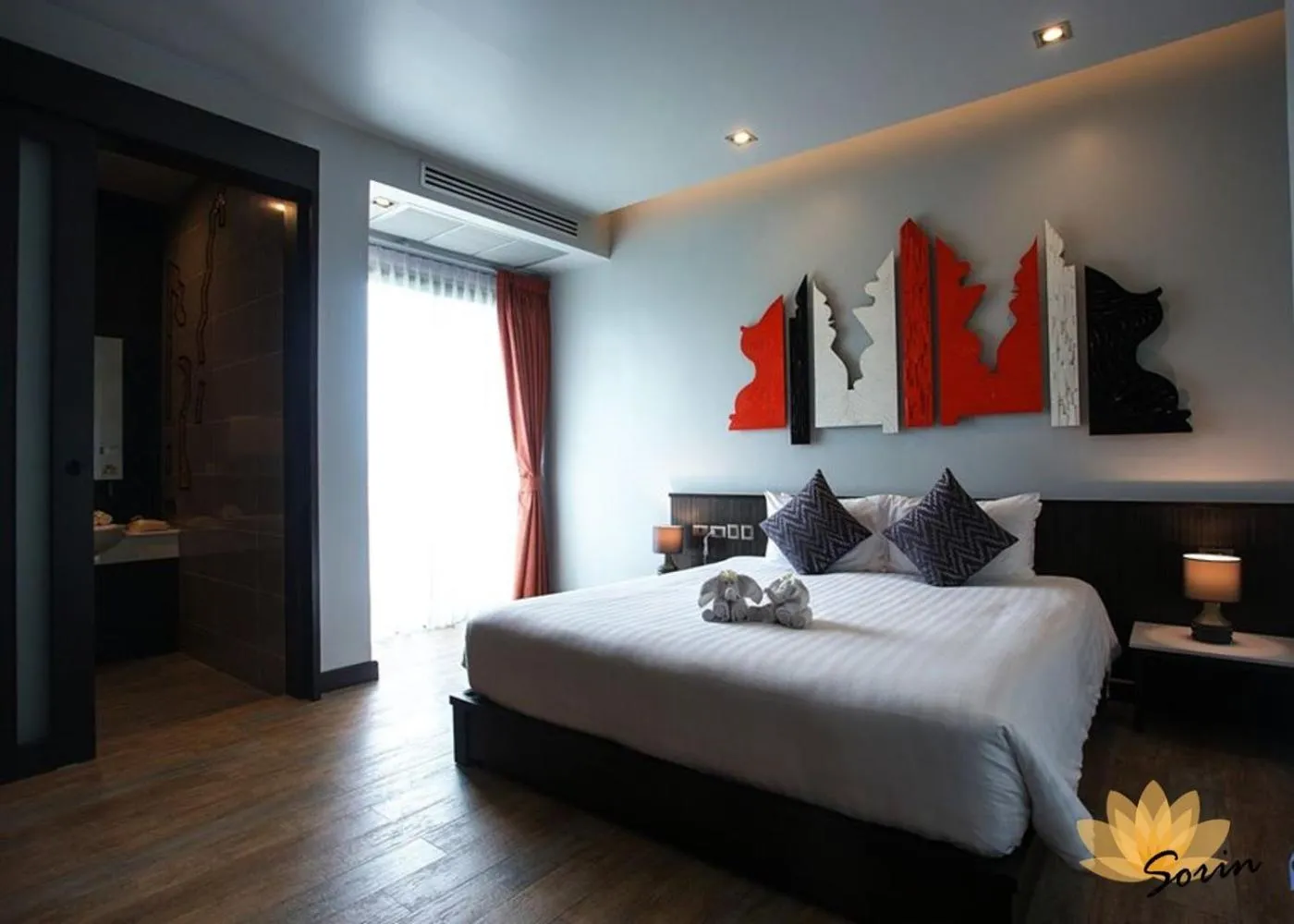 Photo of the whole room, Bed in Sorin hotel
