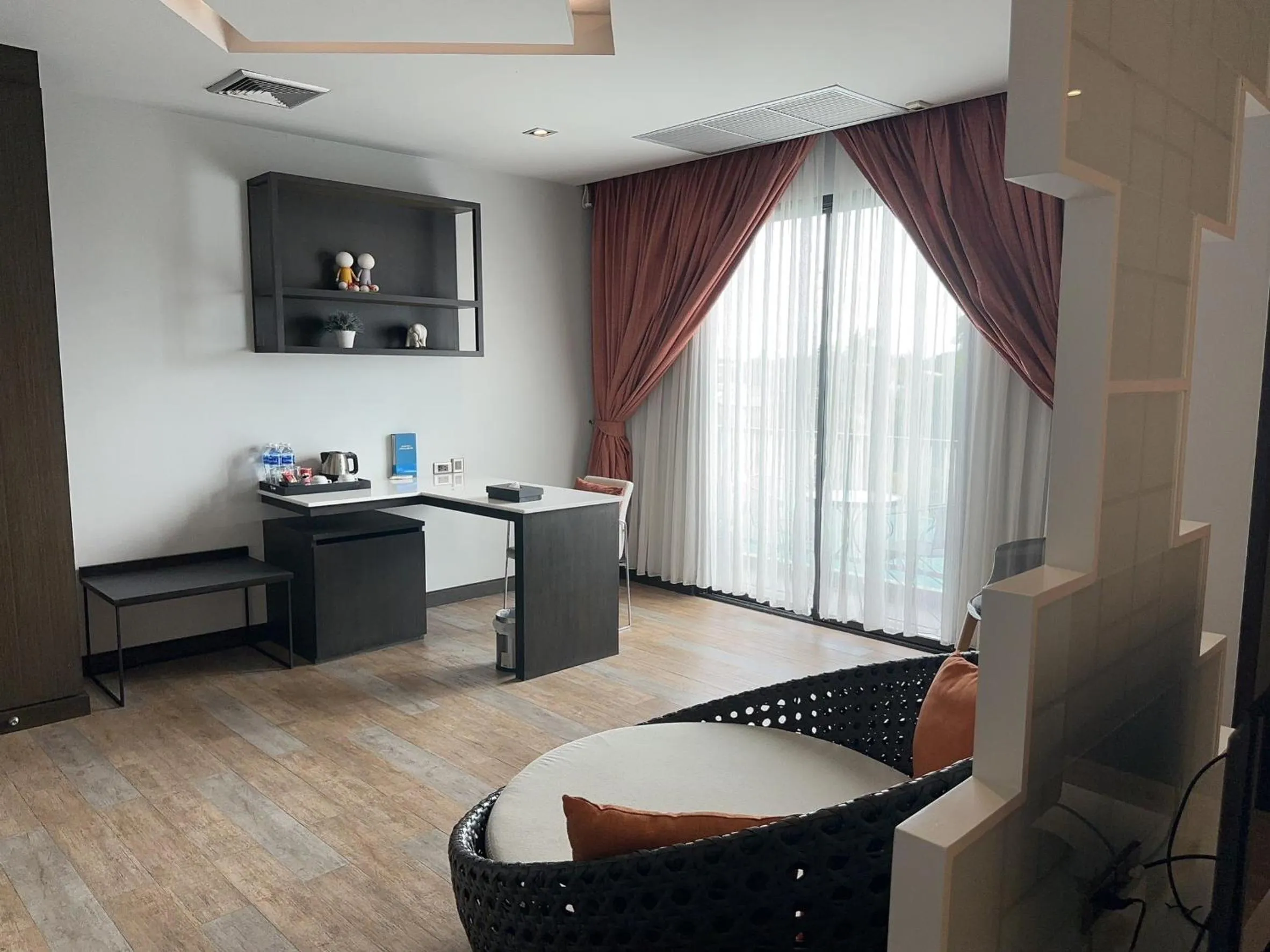 Seating area in Sorin hotel