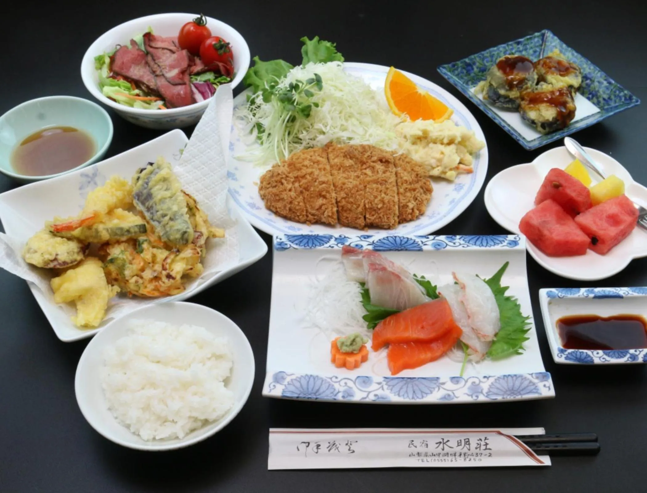 Food close-up in Suimeiso
