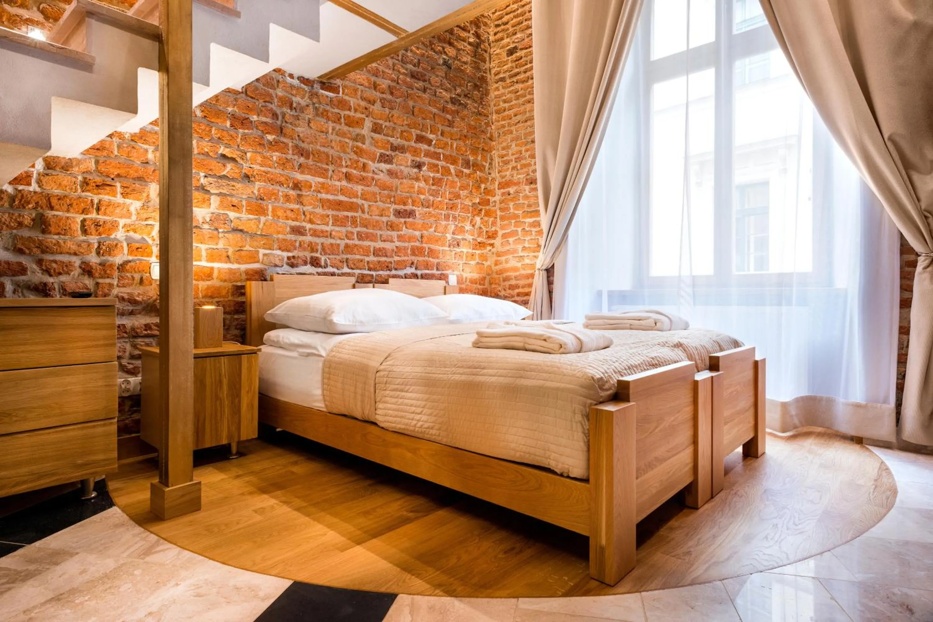 Bed in Aparthotel Stare Miasto