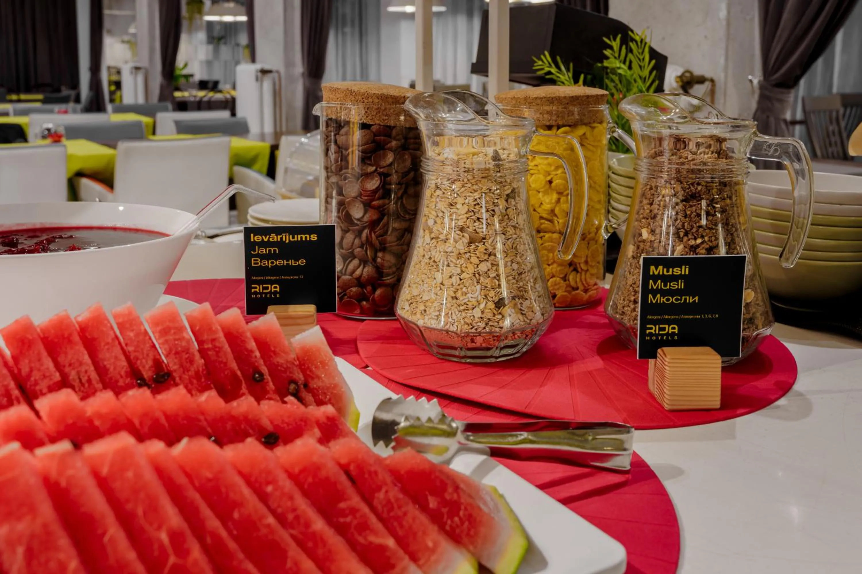 Buffet breakfast in Rija VEF Hotel with FREE Parking