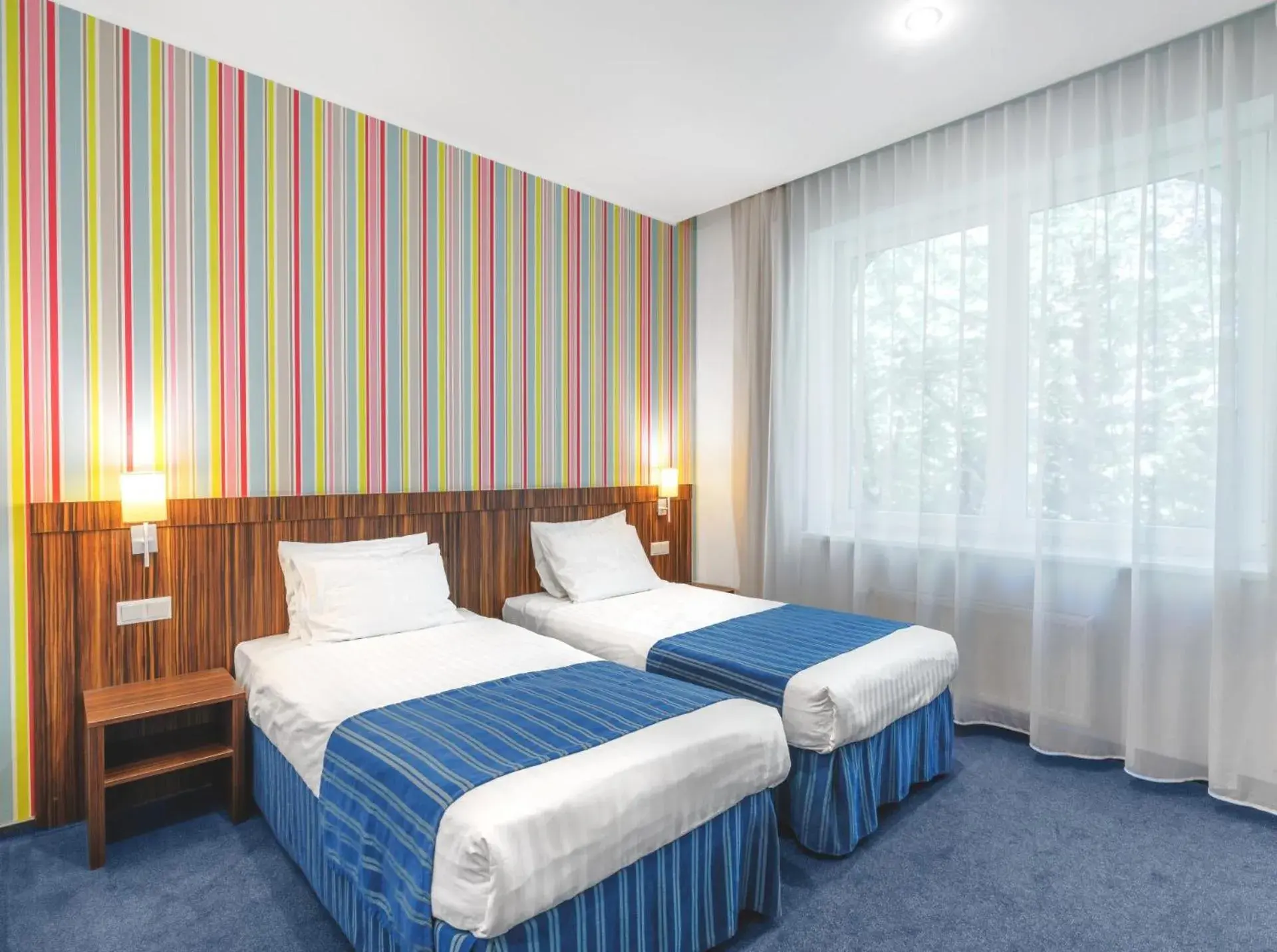 Bedroom, Bed in Rija VEF Hotel with FREE Parking Bedroom, Bed in Rija VEF Hotel with FREE Parking