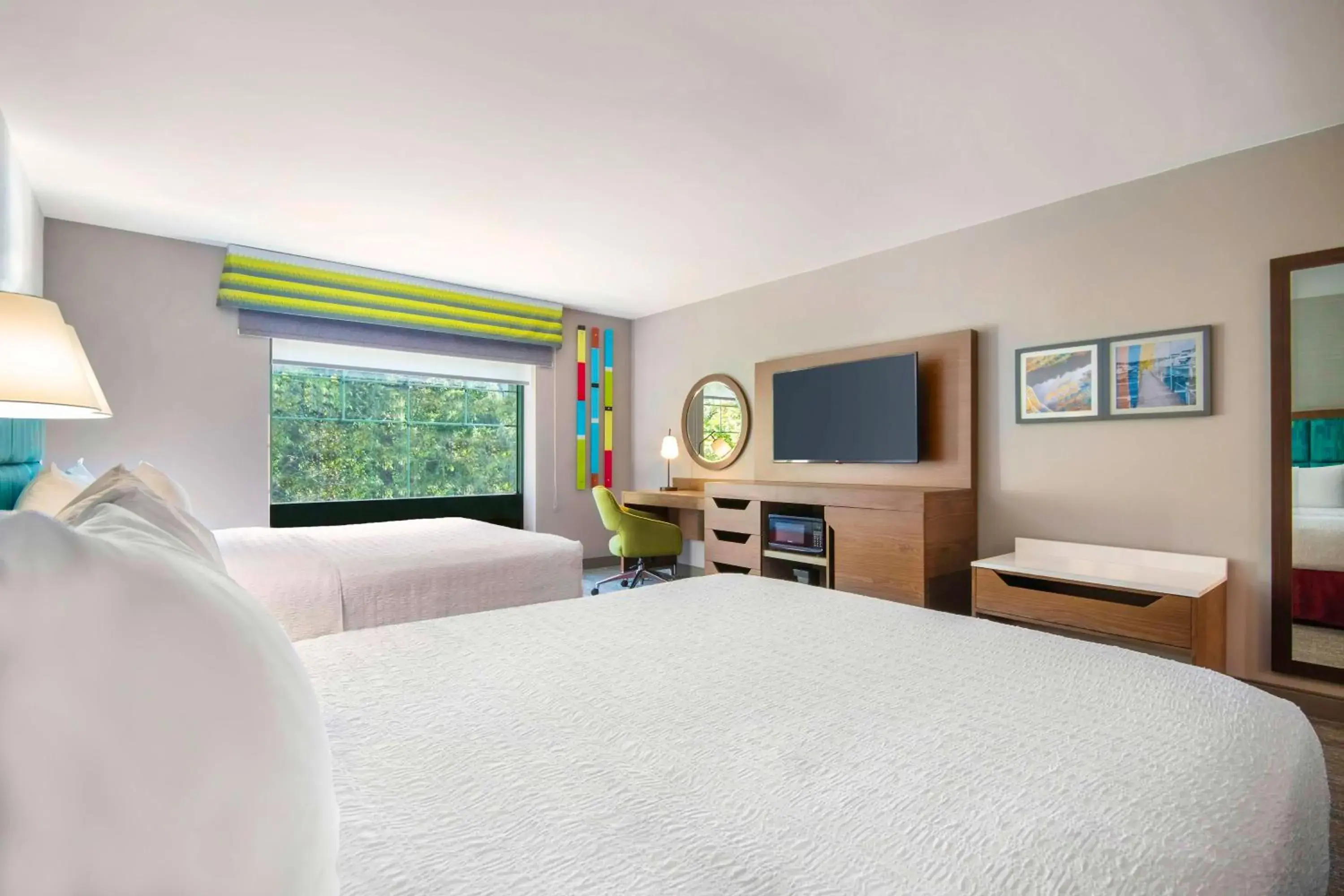 Queen Room with Two Queen Beds - Mobility Access/Non-Smoking in Hampton Inn East Aurora Queen Room with Two Queen Beds - Mobility Access/Non-Smoking in Hampton Inn East Aurora