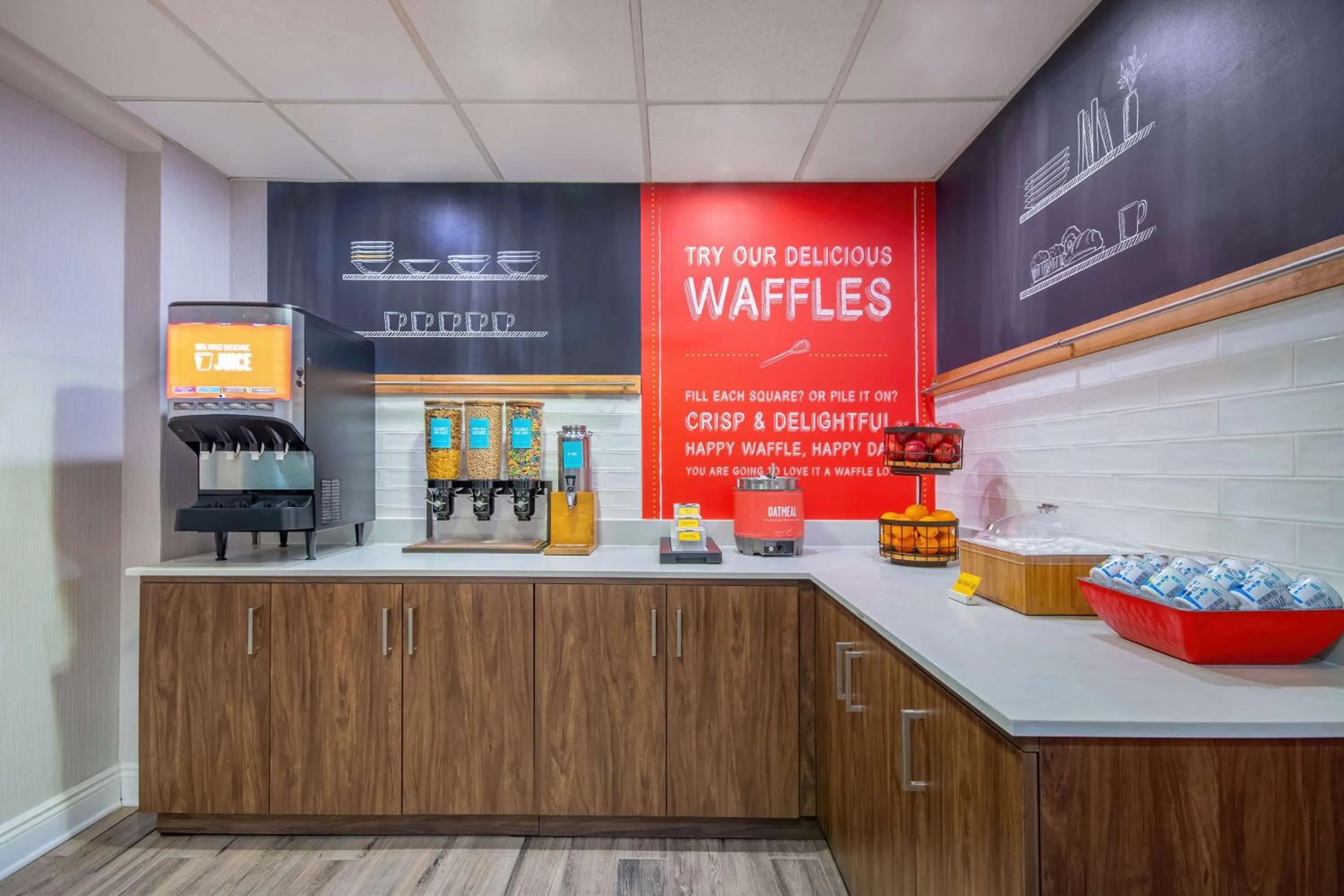 Breakfast in Hampton Inn East Aurora