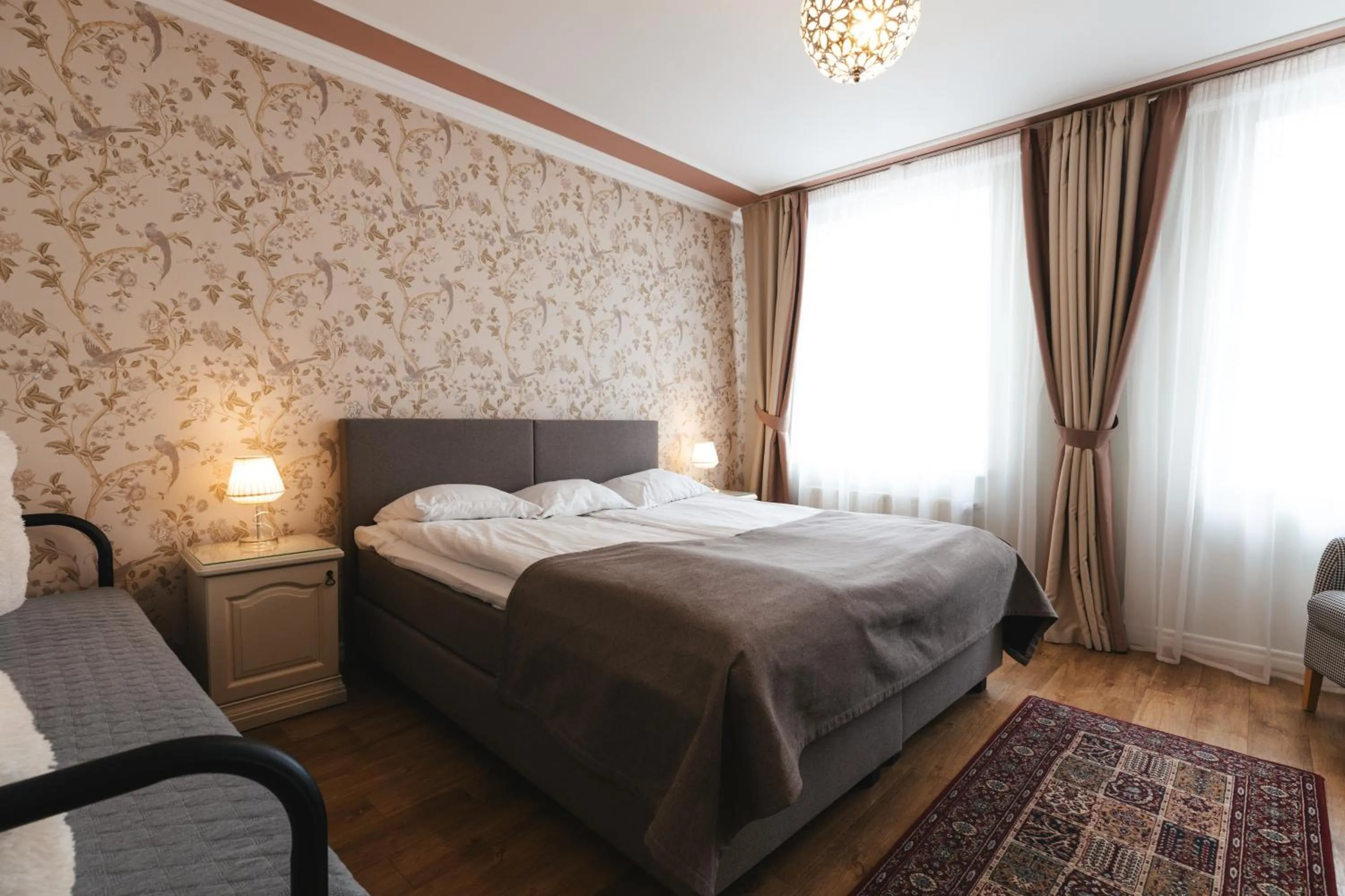 Photo of the whole room, Bed in Forums Boutique Hotel