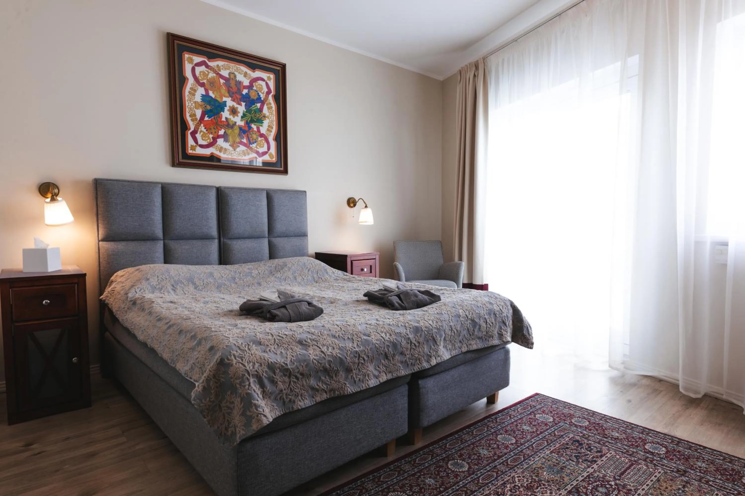 Photo of the whole room, Bed in Forums Boutique Hotel