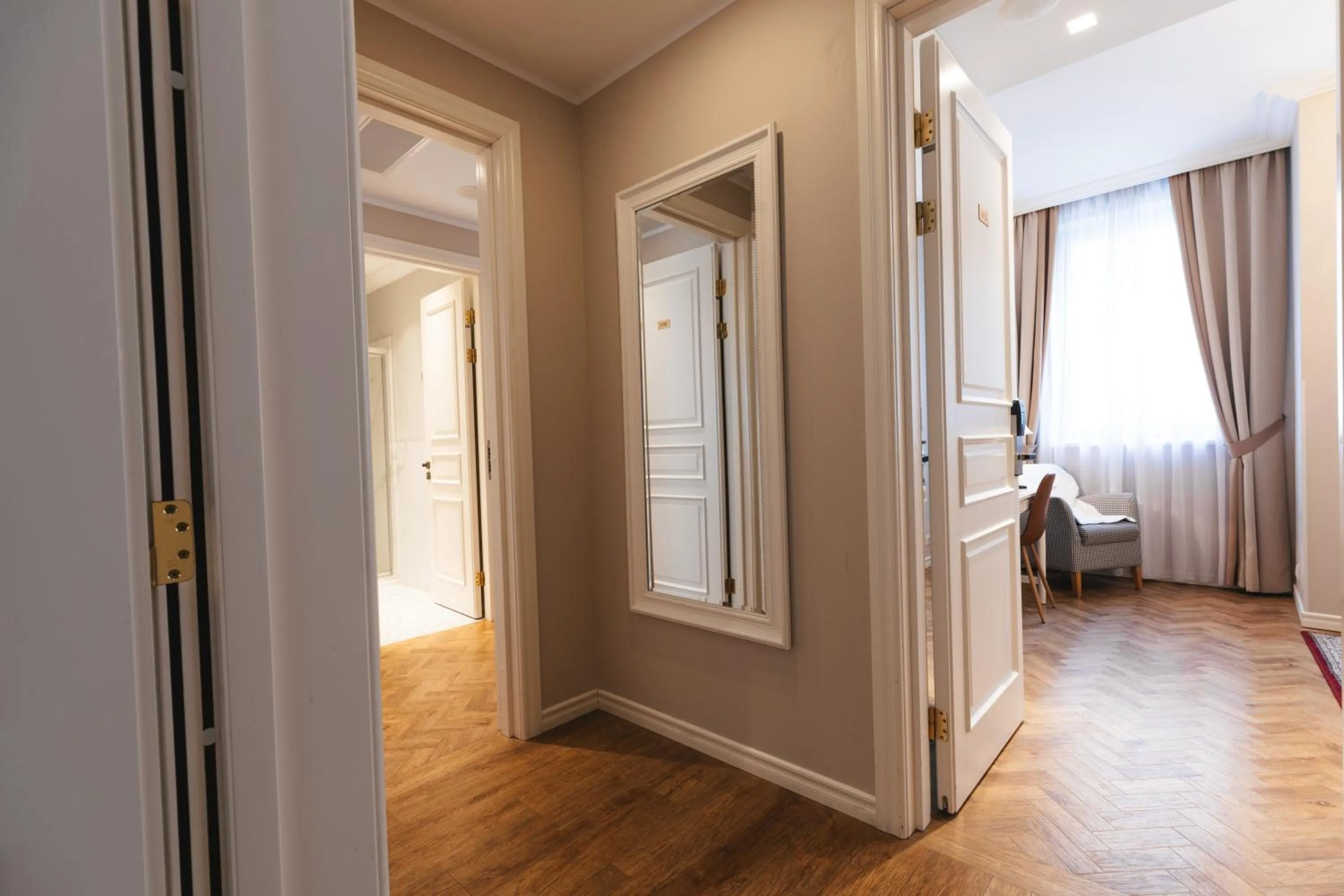 Photo of the whole room, Bed in Forums Boutique Hotel