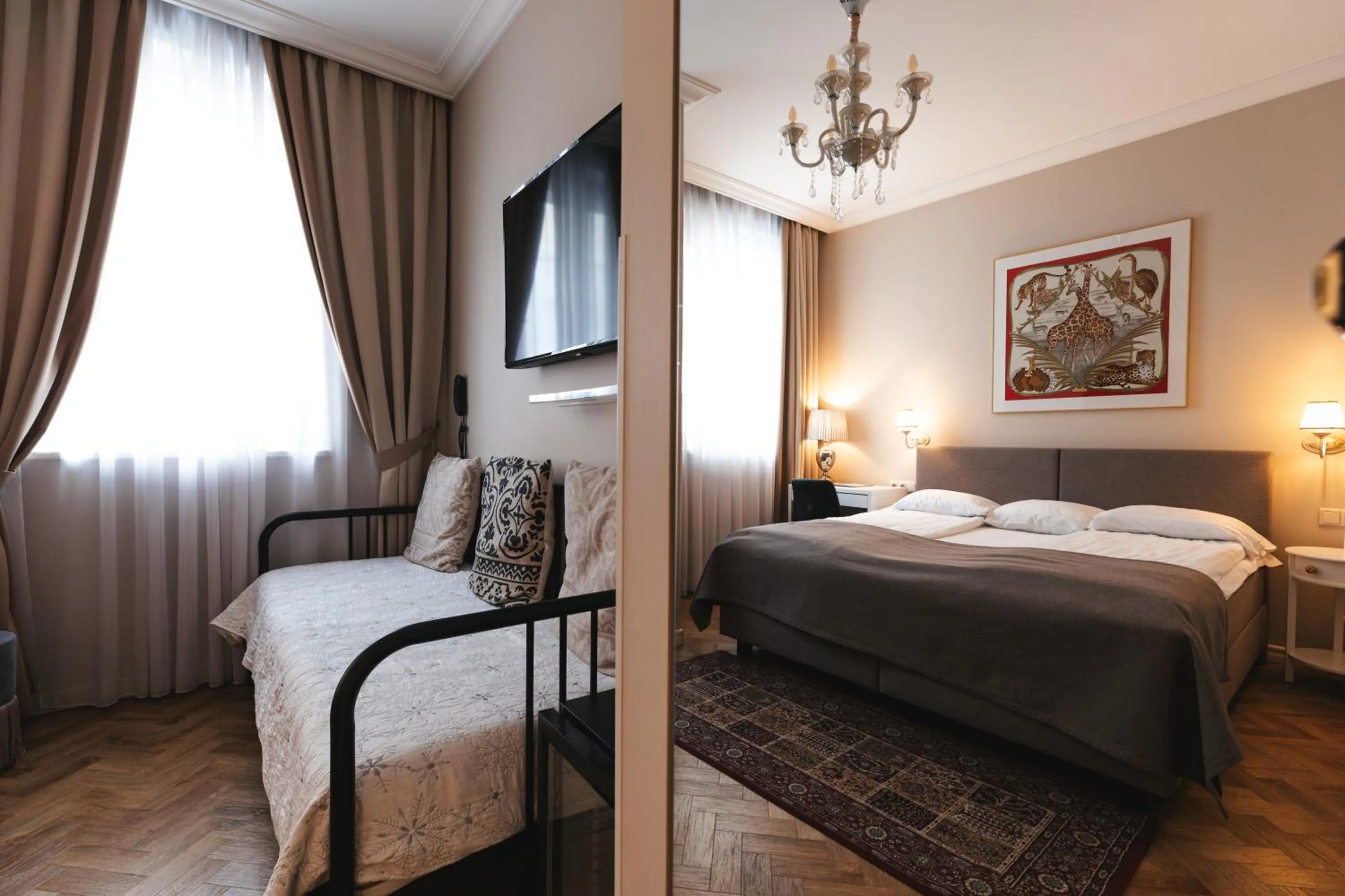 Photo of the whole room, Bed in Forums Boutique Hotel