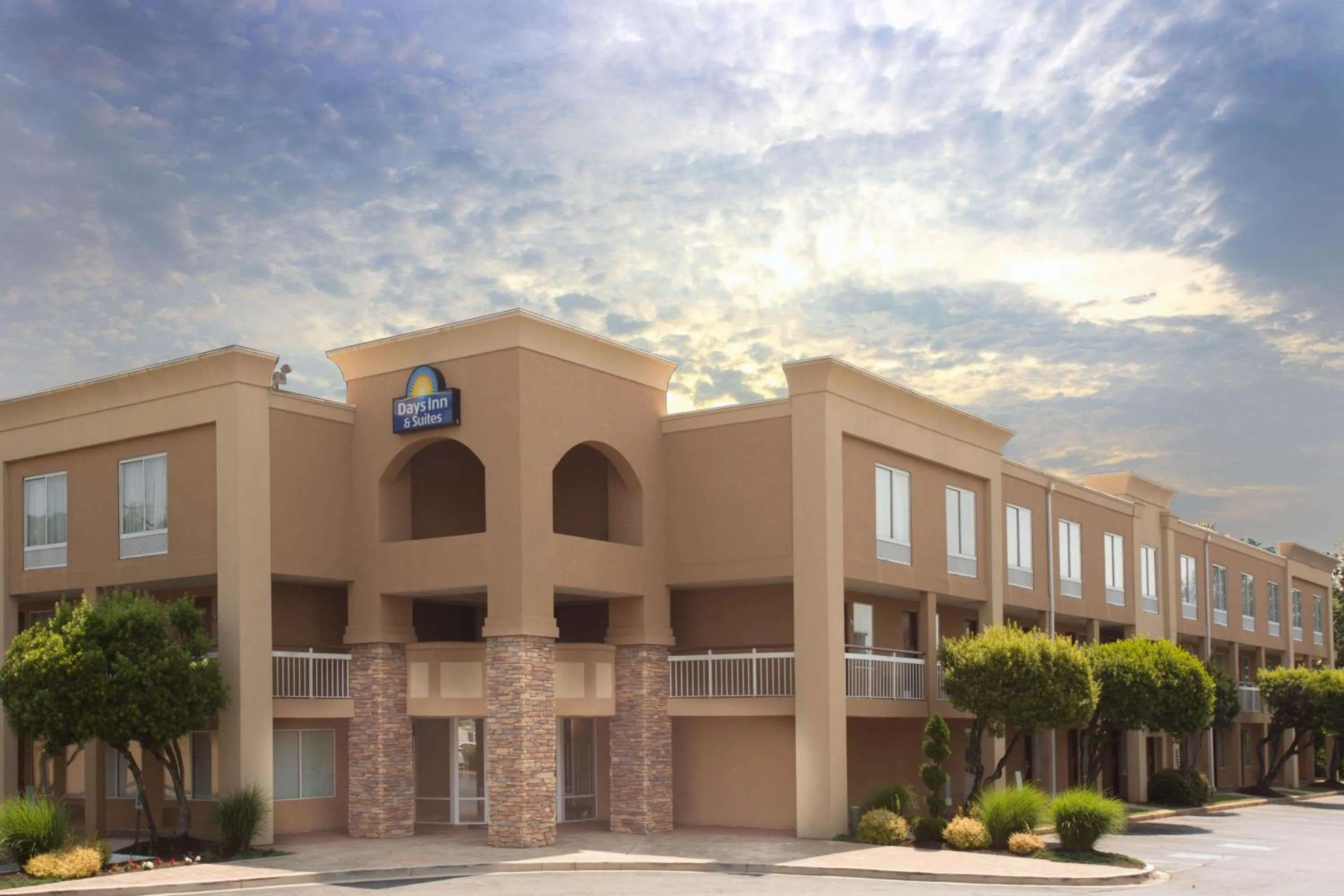 Property building in Days Inn by Wyndham Greenville