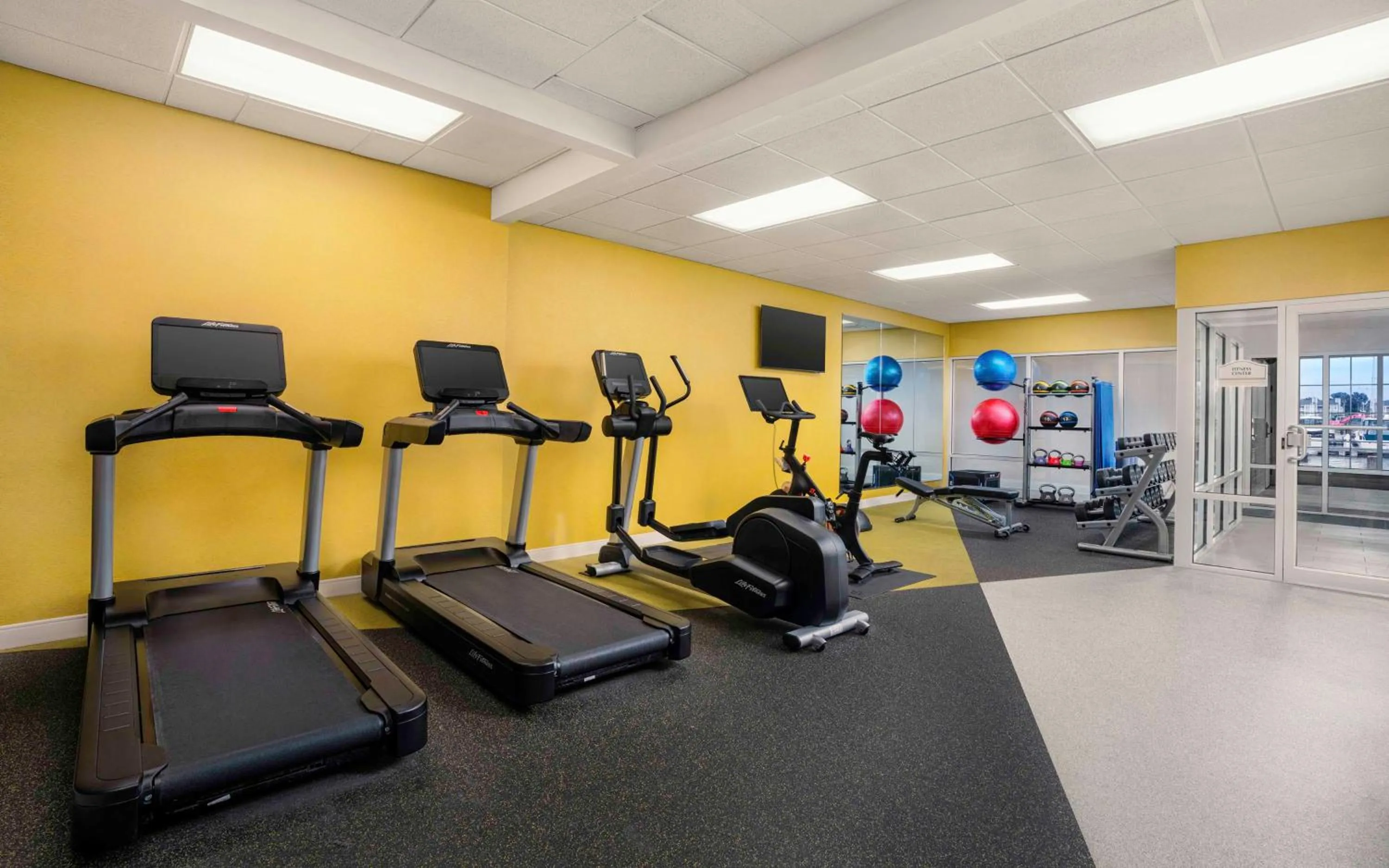 Fitness centre/facilities in Hilton Garden Inn Kent Island Marina