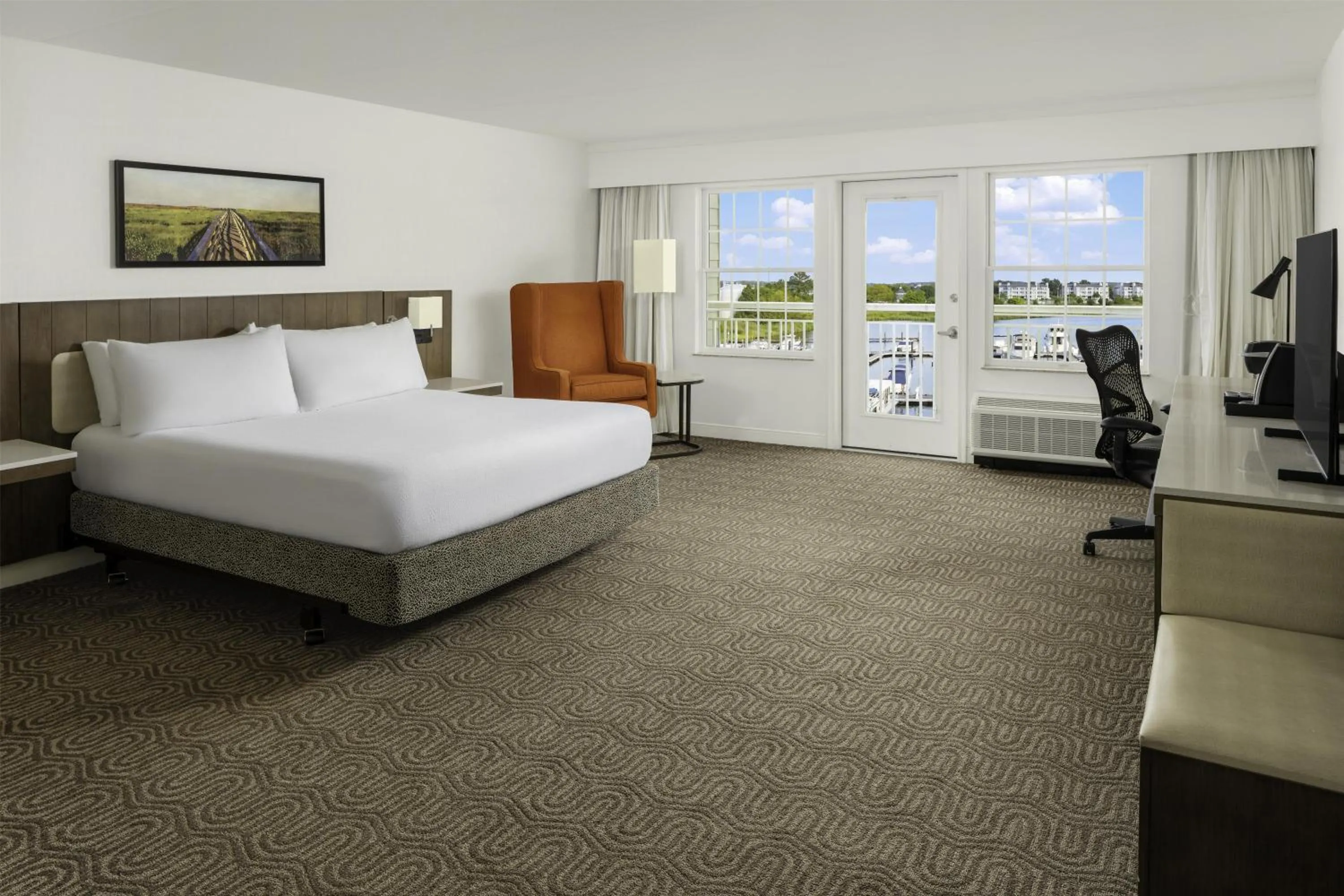 Bed in Hilton Garden Inn Kent Island Marina