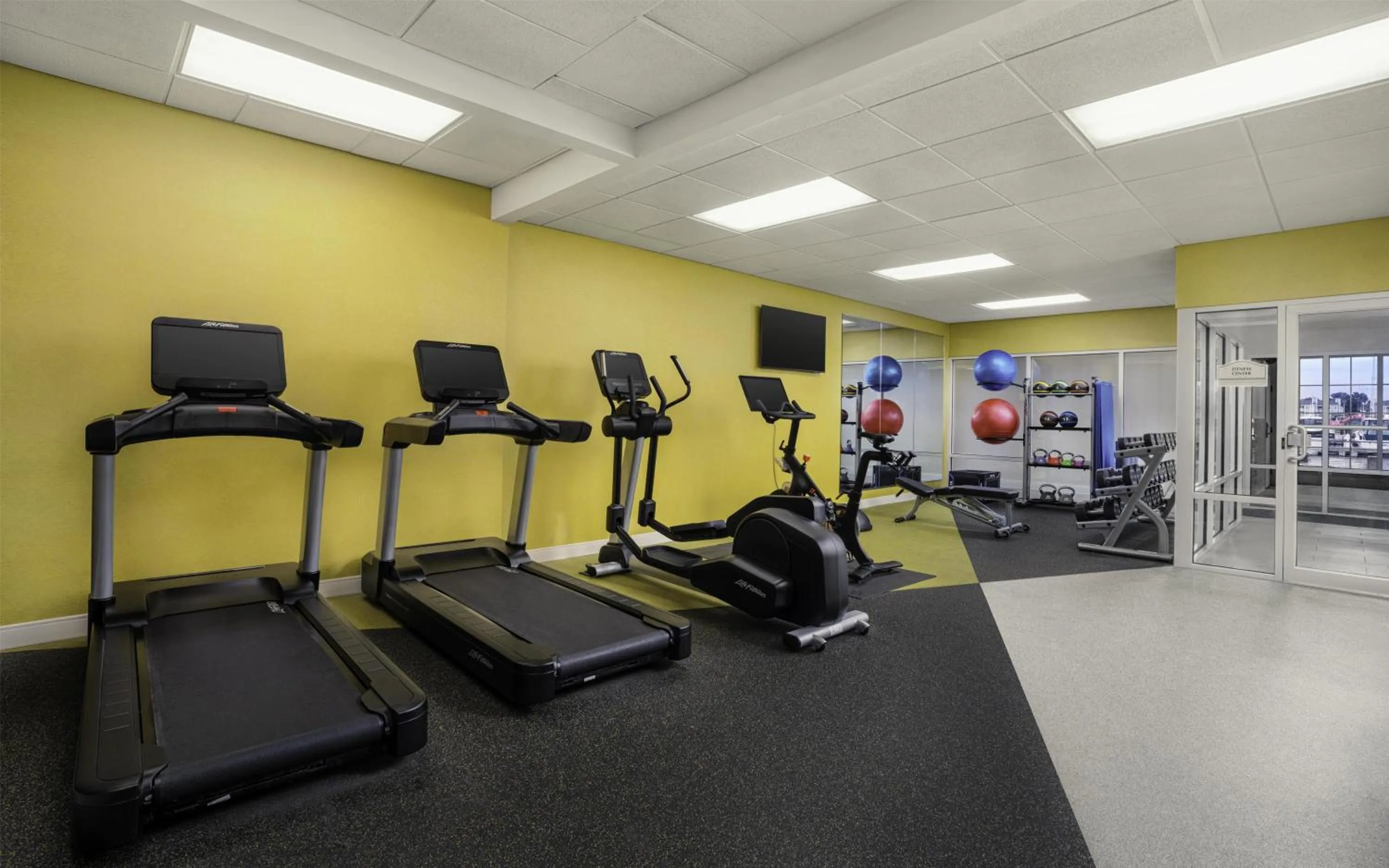 Fitness centre/facilities in Hilton Garden Inn Kent Island Marina