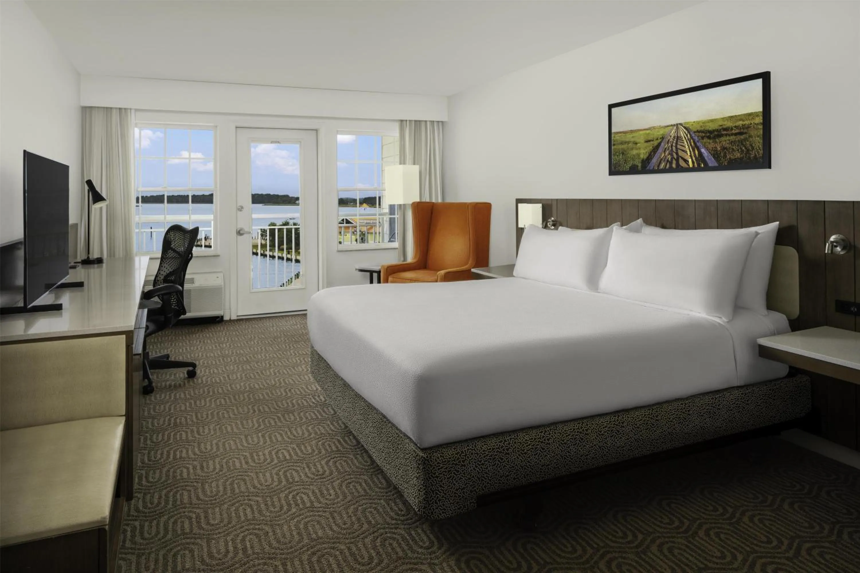 Bed in Hilton Garden Inn Kent Island Marina