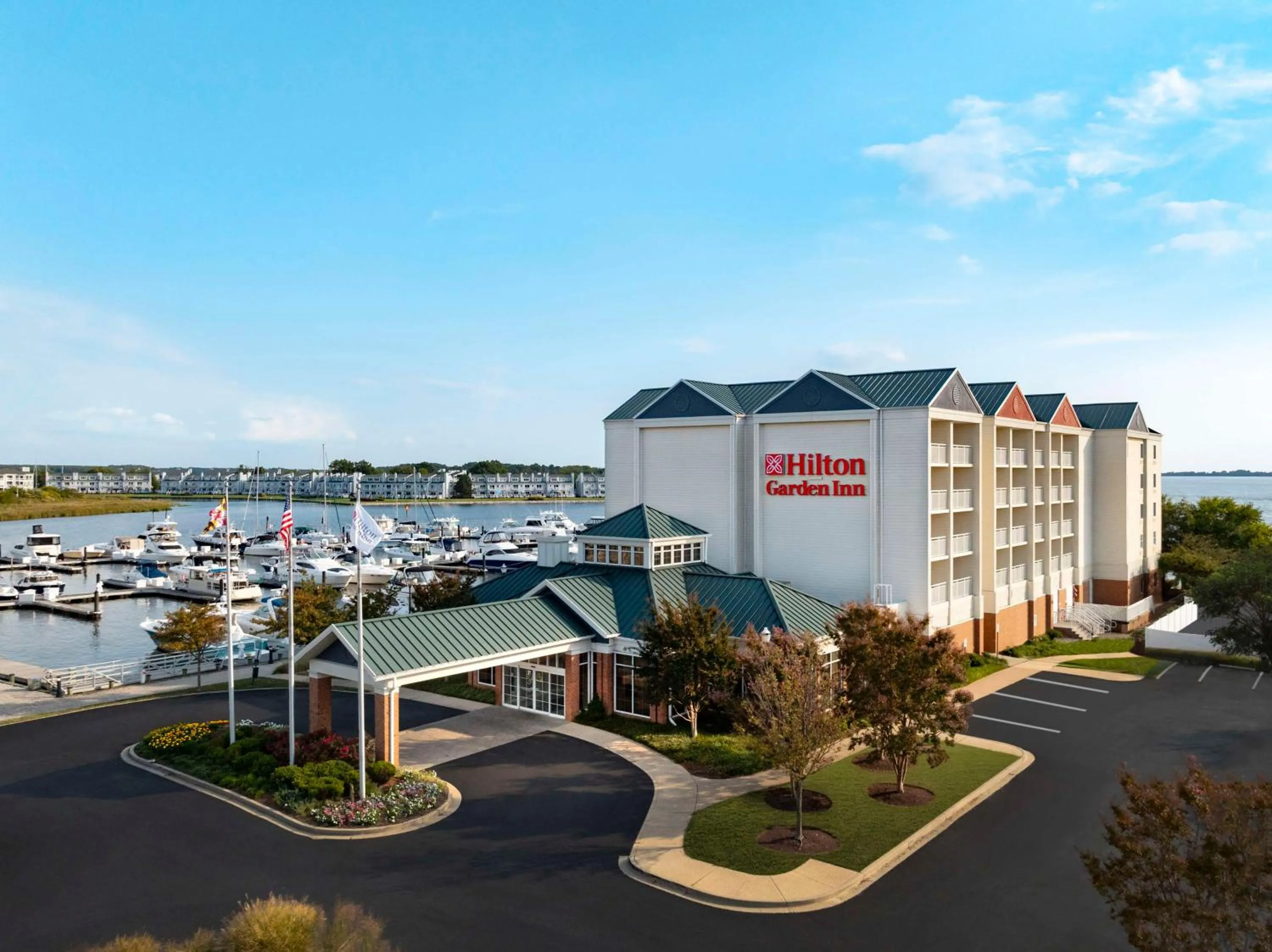 Property building in Hilton Garden Inn Kent Island Marina