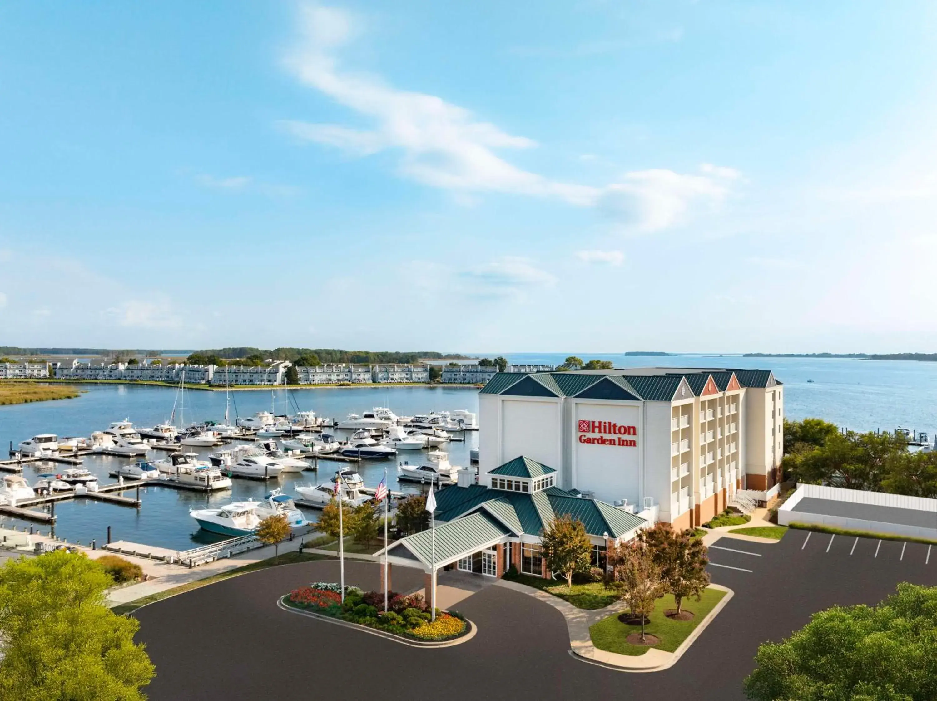 Property building in Hilton Garden Inn Kent Island Marina Property building in Hilton Garden Inn Kent Island Marina