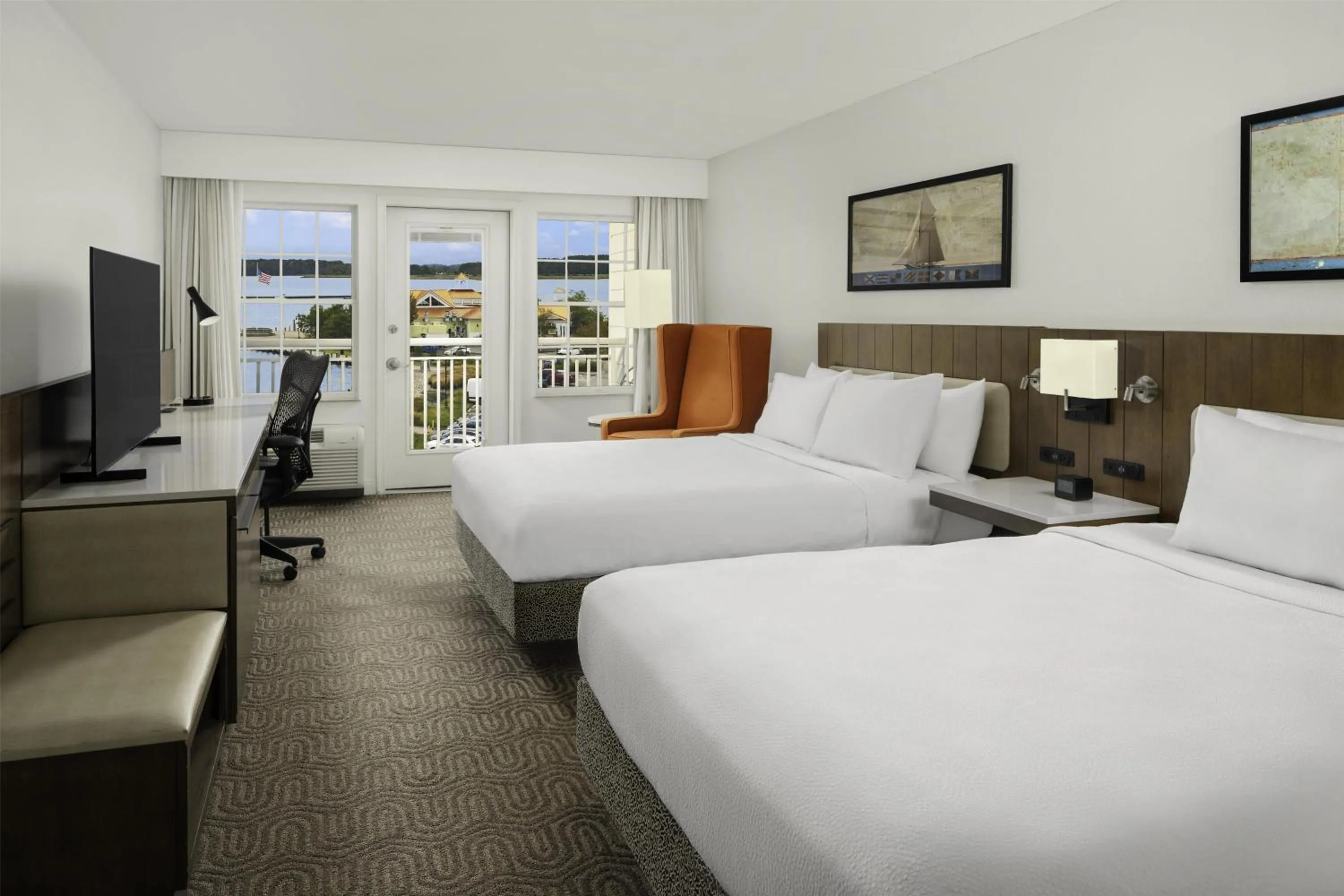 Bed in Hilton Garden Inn Kent Island Marina