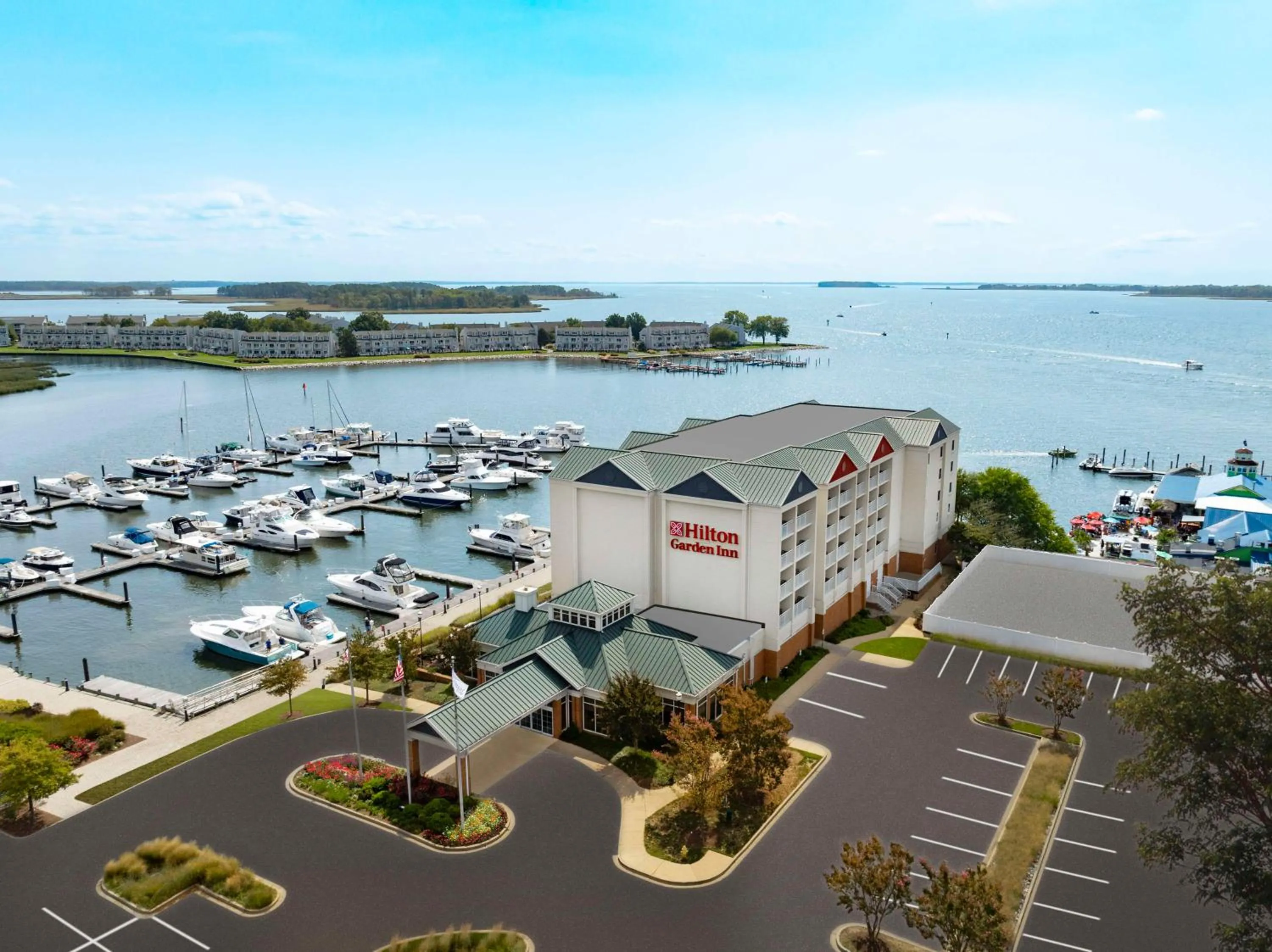Property building in Hilton Garden Inn Kent Island Marina