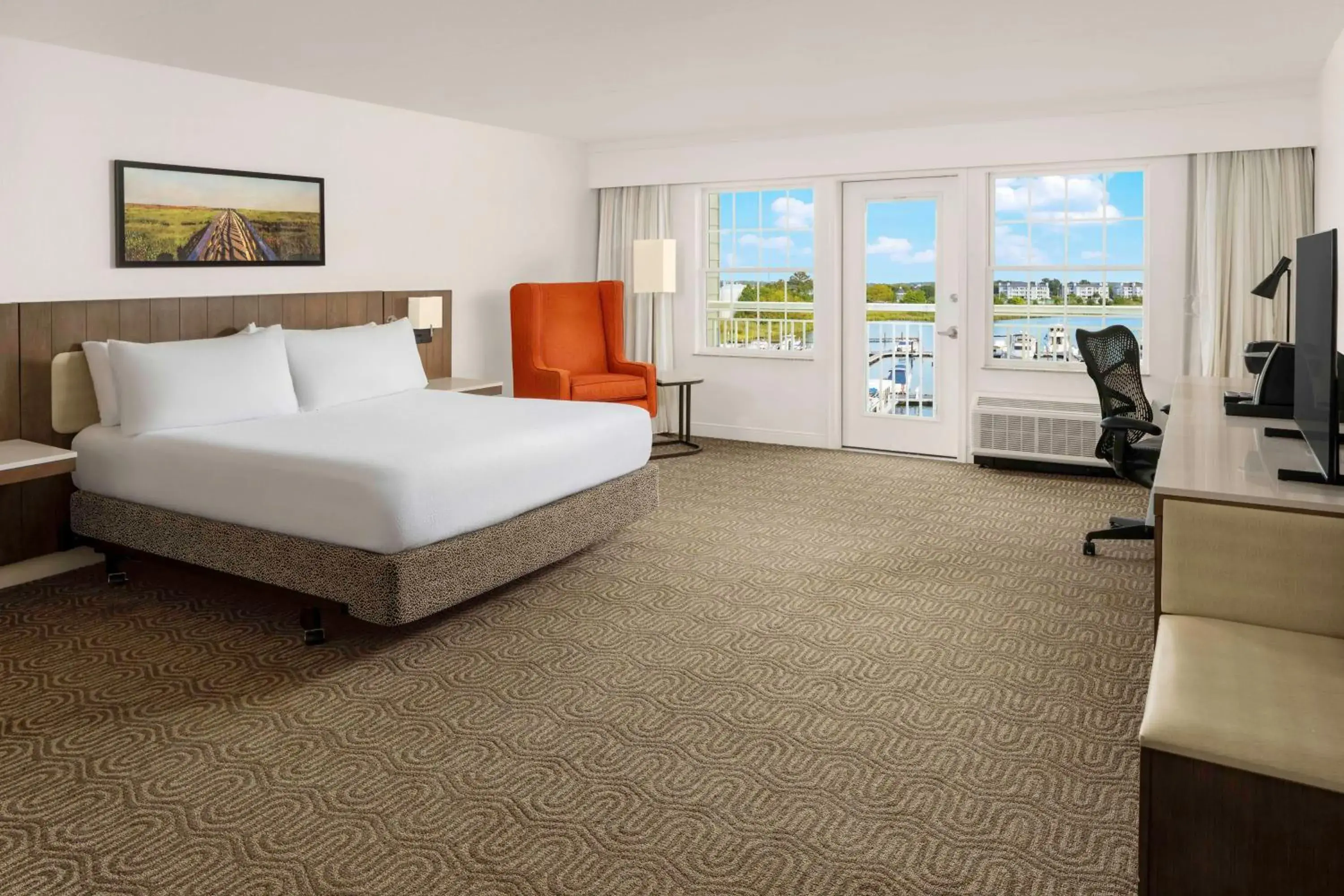 Bed in Hilton Garden Inn Kent Island Marina Bed in Hilton Garden Inn Kent Island Marina