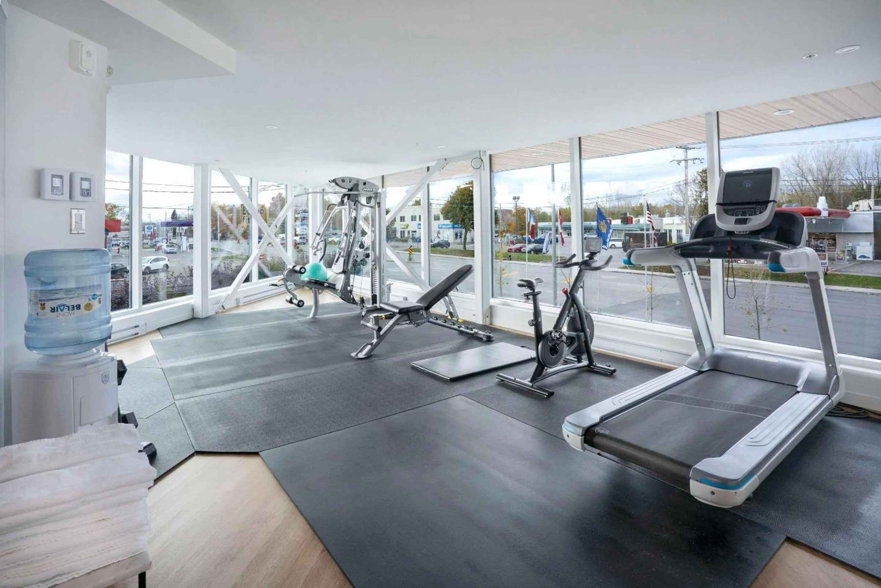 Fitness centre/facilities in Quality Inn