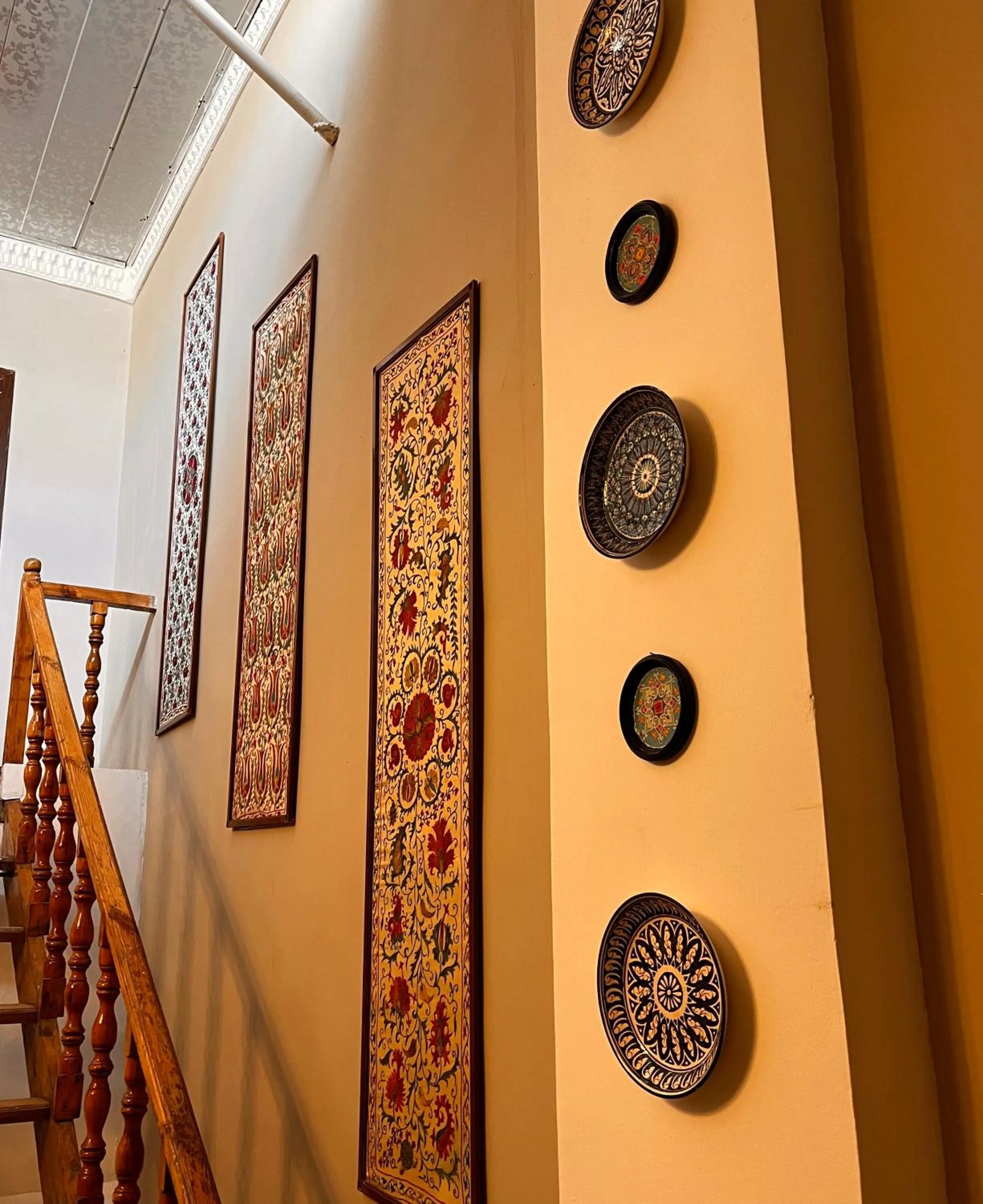 Decorative detail in Al Bukhari Boutique Hotel